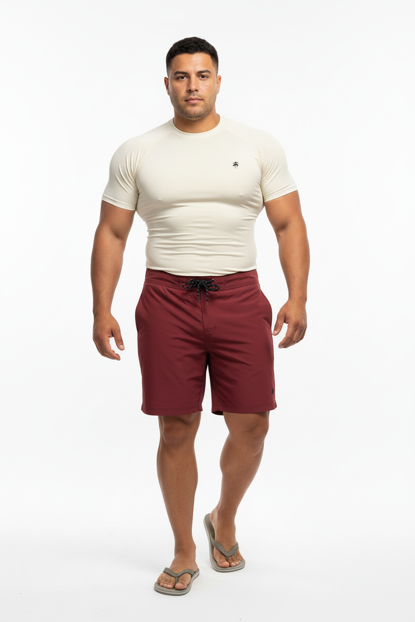 Short de baño Brooks Brothers 🐑 color rojo magenta talla L