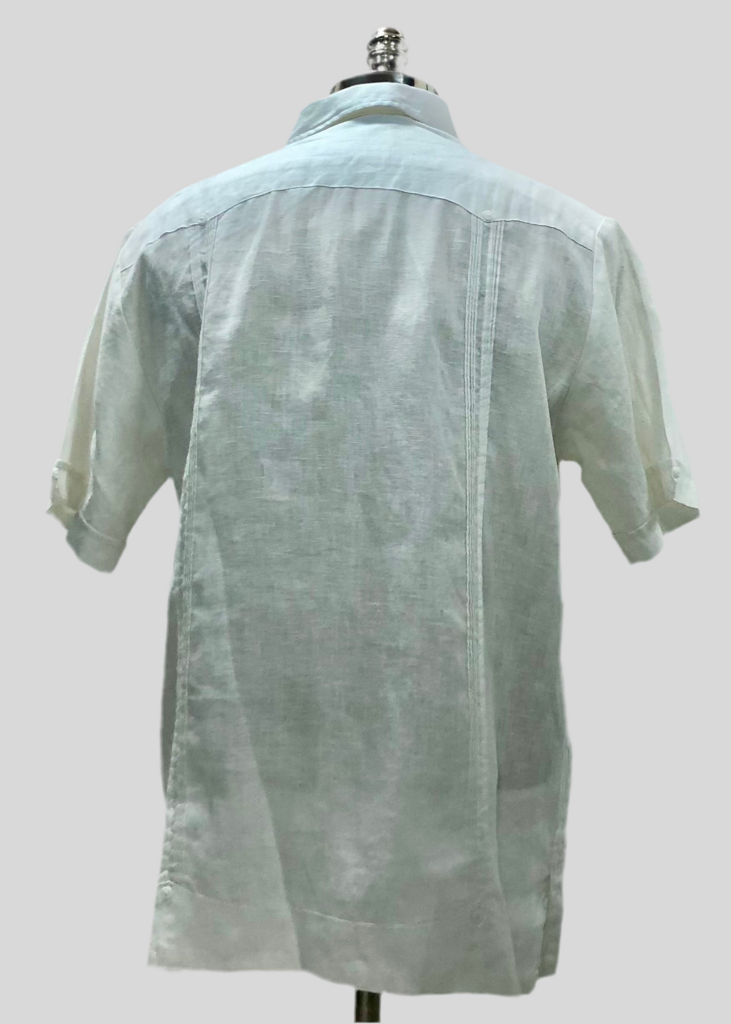 Camisa de botones Cubavera 🌴 de Lino en color blanco Talla M Entalle Clásico