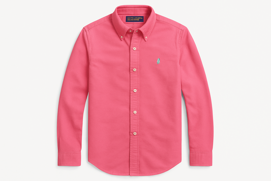 Camisa de botones Polo Ralph Lauren 🏇🏼 en color rosado magenta Talla S Entalle Regular