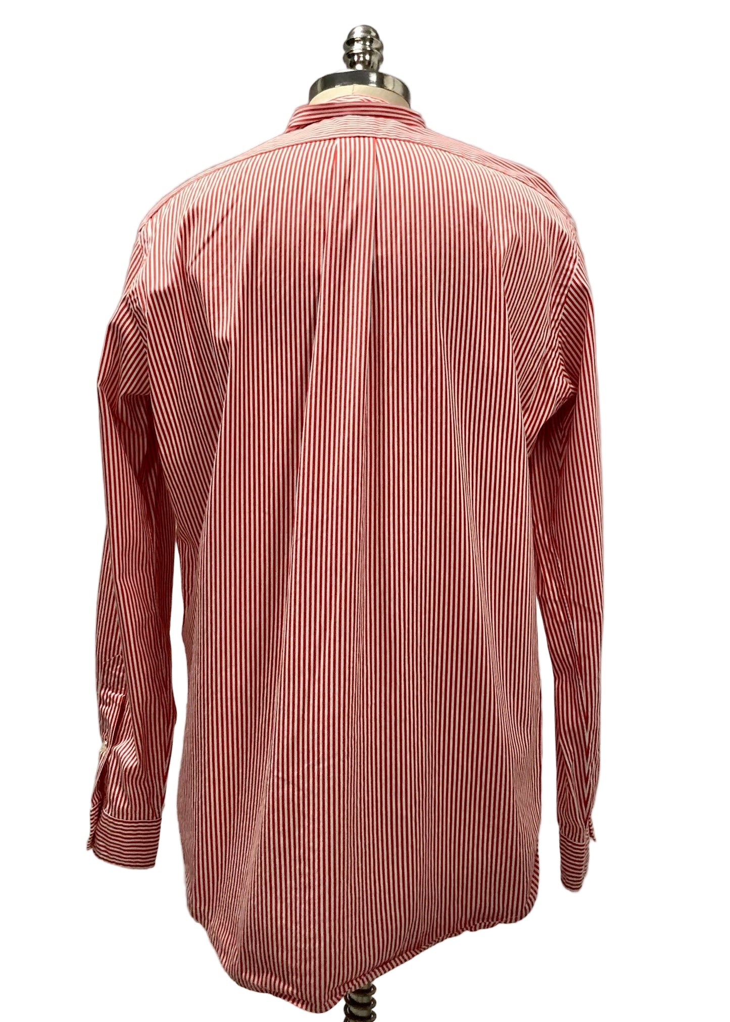 Camisa de botones Polo Ralph Lauren 🏇🏼 de rayas en color naranja y blanco Talla L Entalle Clásico