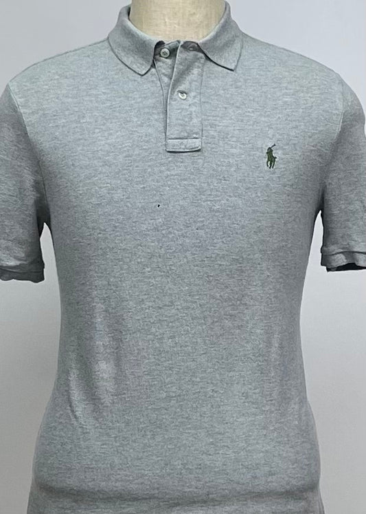 Camiseta Polo Ralph Lauren 🏇🏼color gris claro Talla M Entalle Clásico