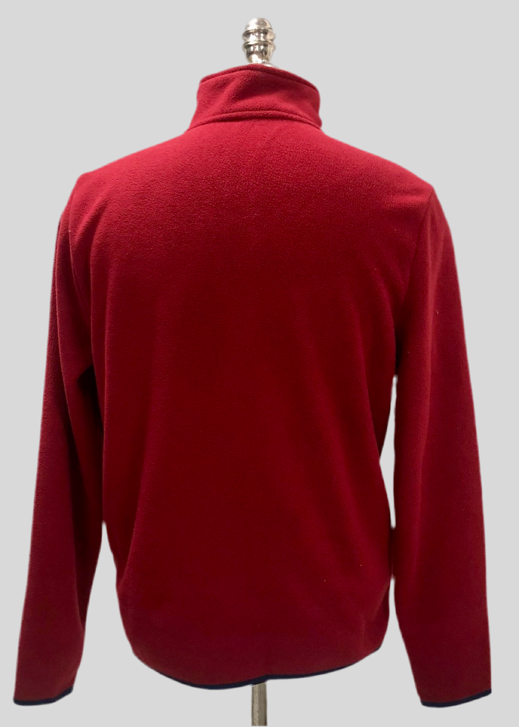 Sueter Jersey Brooks Brothers 🐑 color rojo con logo azul navy Talla M