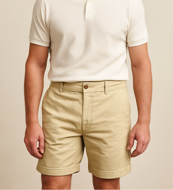 Short Casual Polo Ralph Lauren color Kaki claro Talla 38