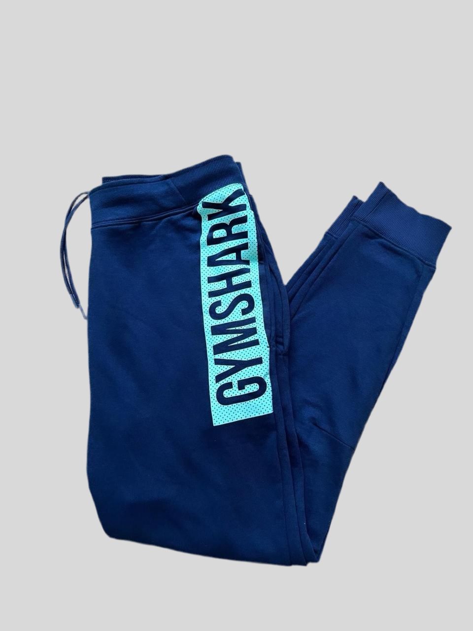 Pantalón Jogger marca Gymshark 🏋️‍♀️ color azul navy Talla XL Entalle Slim Fit