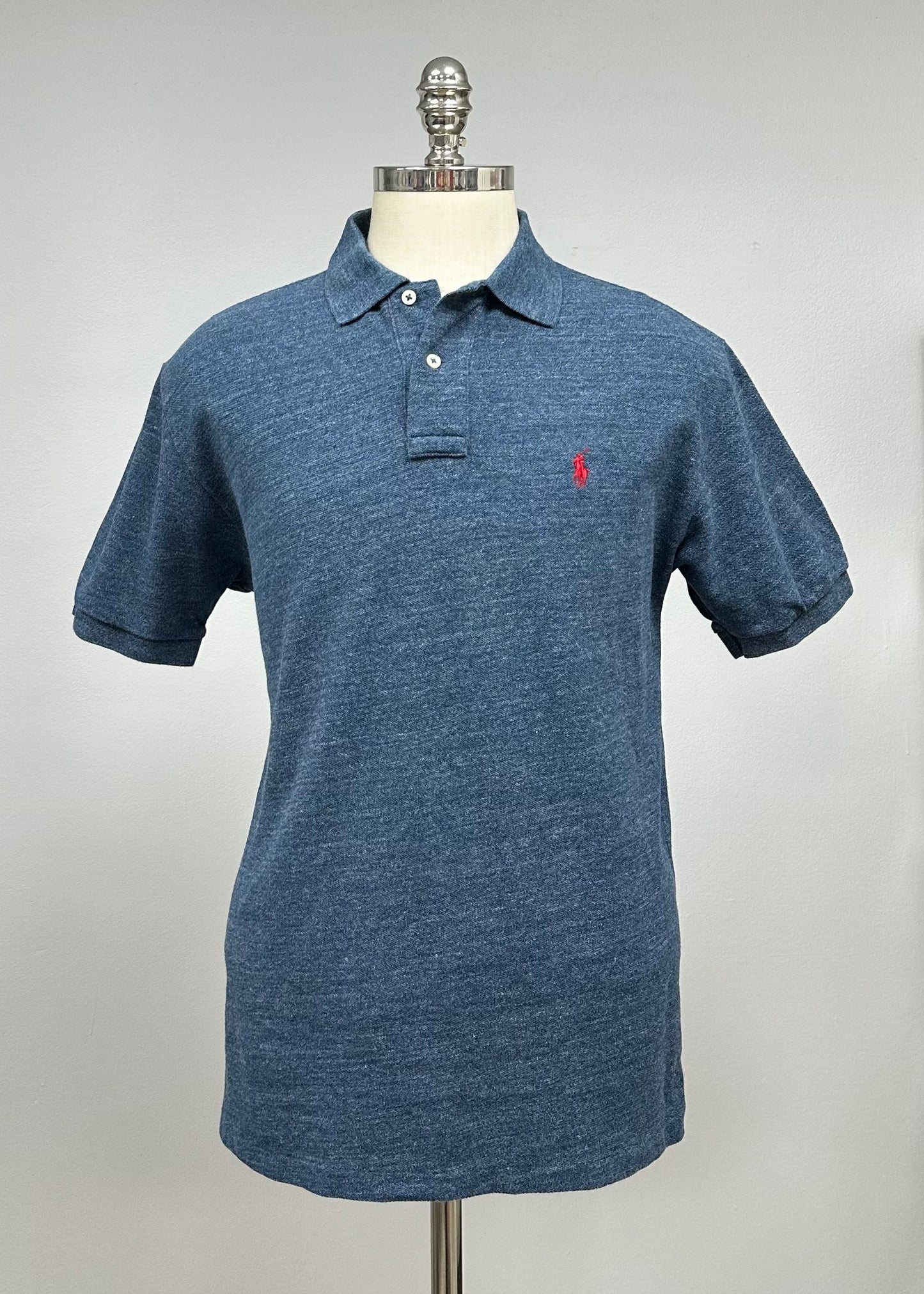 Camiseta Polo Ralph Lauren 🏇🏼 color azul grisáceo Talla M Entalle Regular