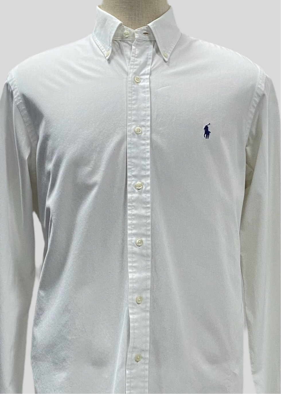 Camisa de botones Polo Ralph Lauren 🏇🏼  en color blanco Talla L Entalle Regular