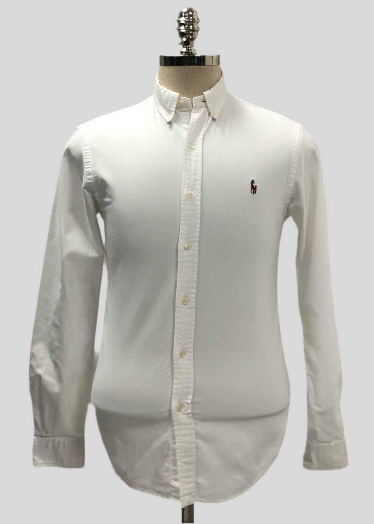 Camisa de botones Polo Ralph Lauren 🏇🏼 Oxford en color blanco Talla S Entalle Slim Fit (ver descripción)