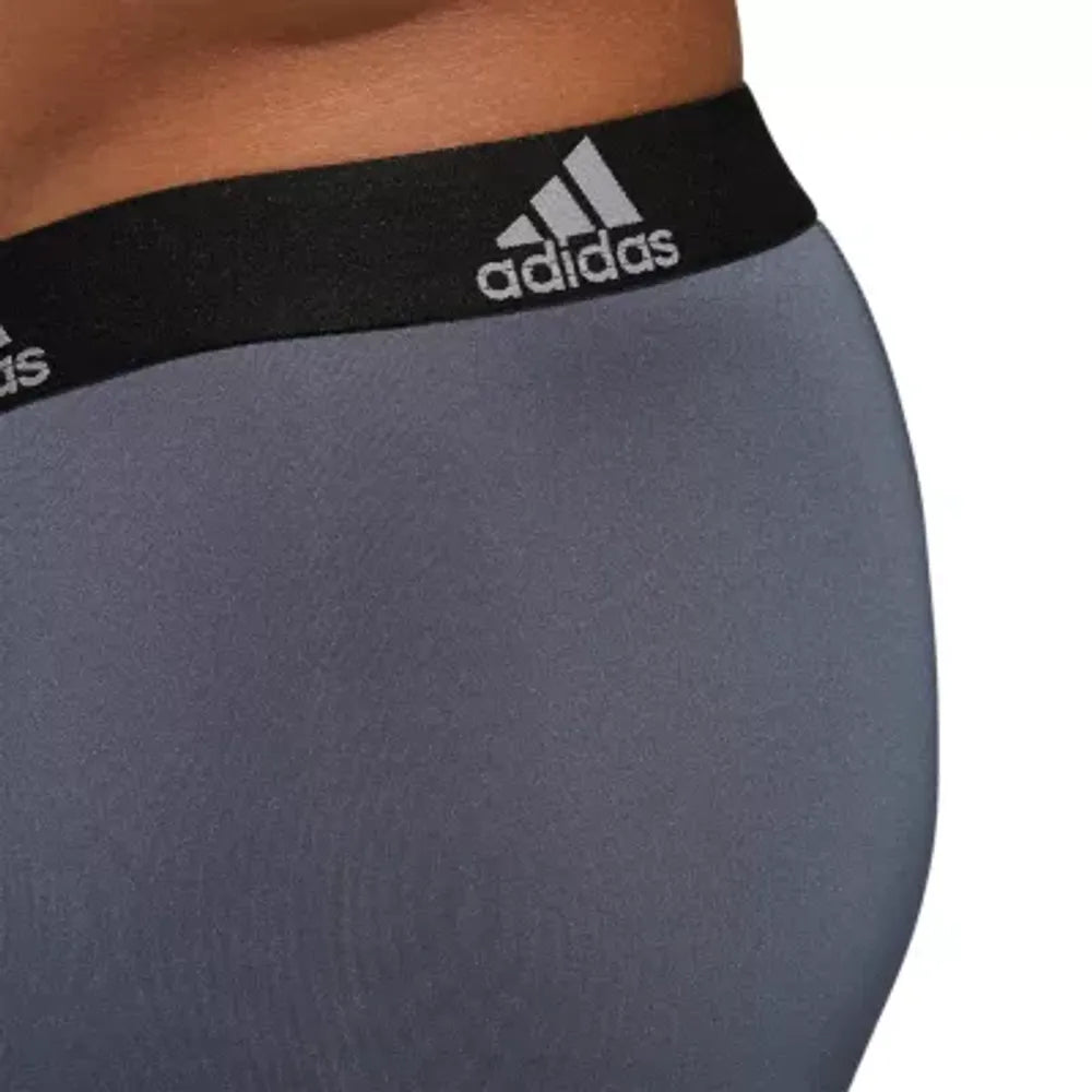 Combo de 3 Boxers Briefs Adidas Tela Performance color Negro y gris Talla XL