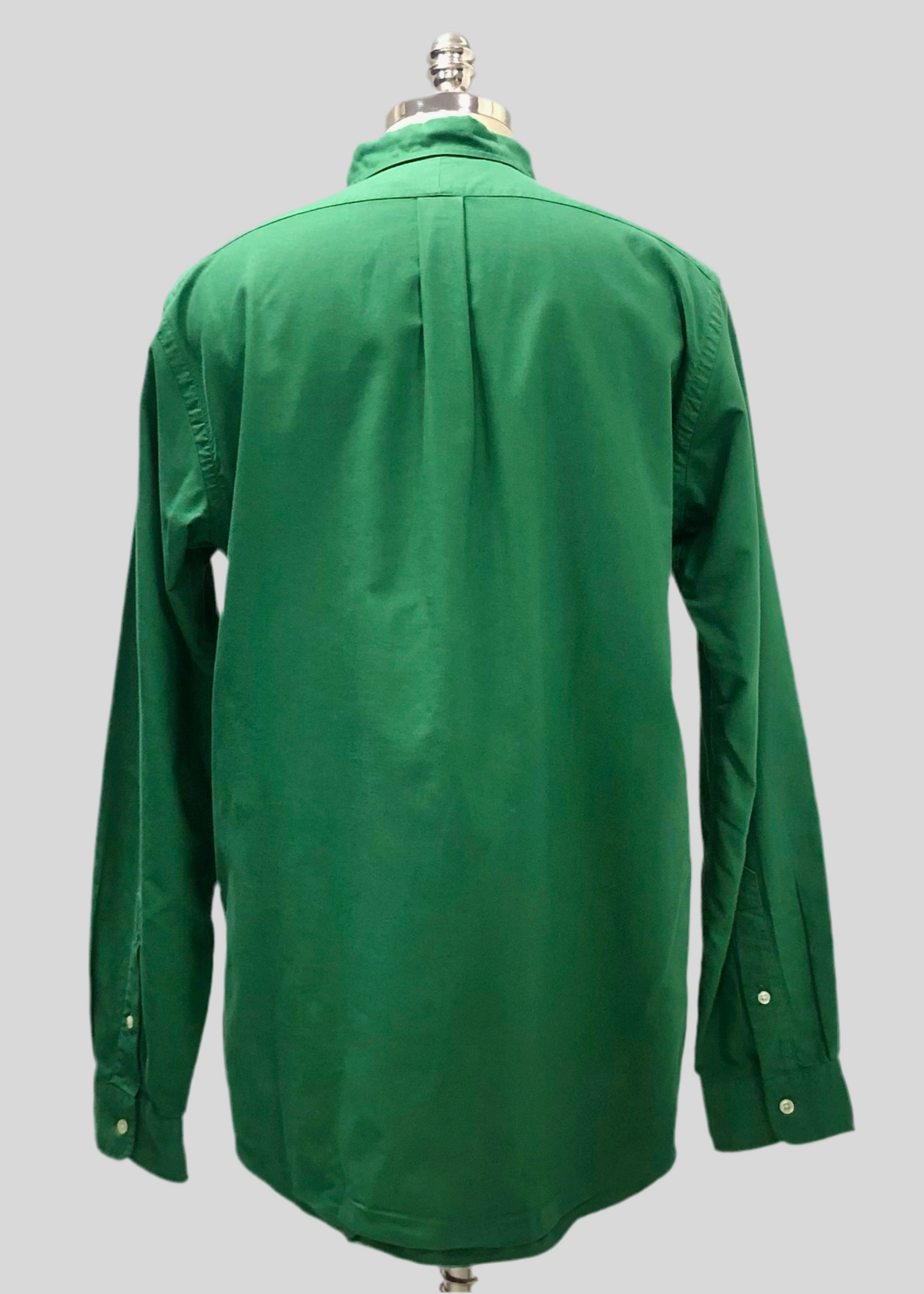 Camisa de botones Polo Ralph Lauren 🏇🏼 Oxford Color verde olivo Talla L Entalle Clásico