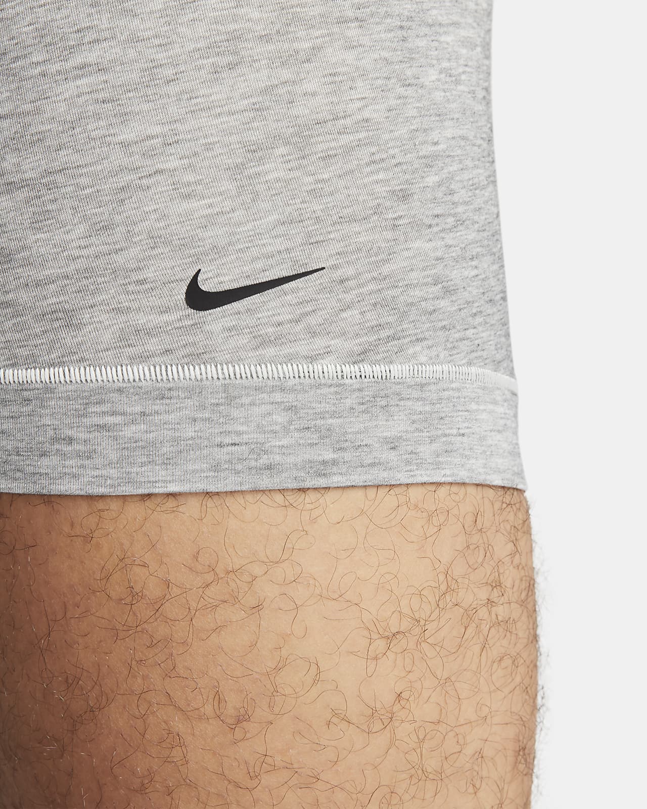 Paquete de 2 Calzoncillos tipo Boxer Nike Dri-Fit Ultra Stretch Micro - Tela dry-fit en color gris Talla M