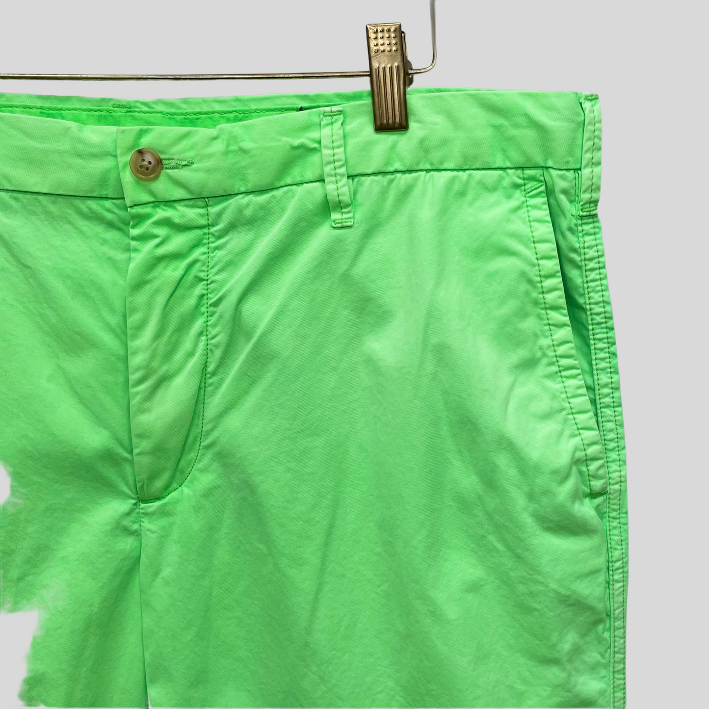 Short Casual Polo Ralph Lauren 🏇 color verde neón talla 34