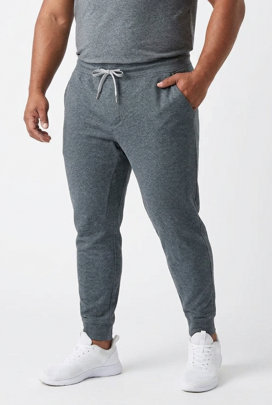 Pantalon Jogger marca Lululemon 🍋 en color gris claro con logotipo Talla L