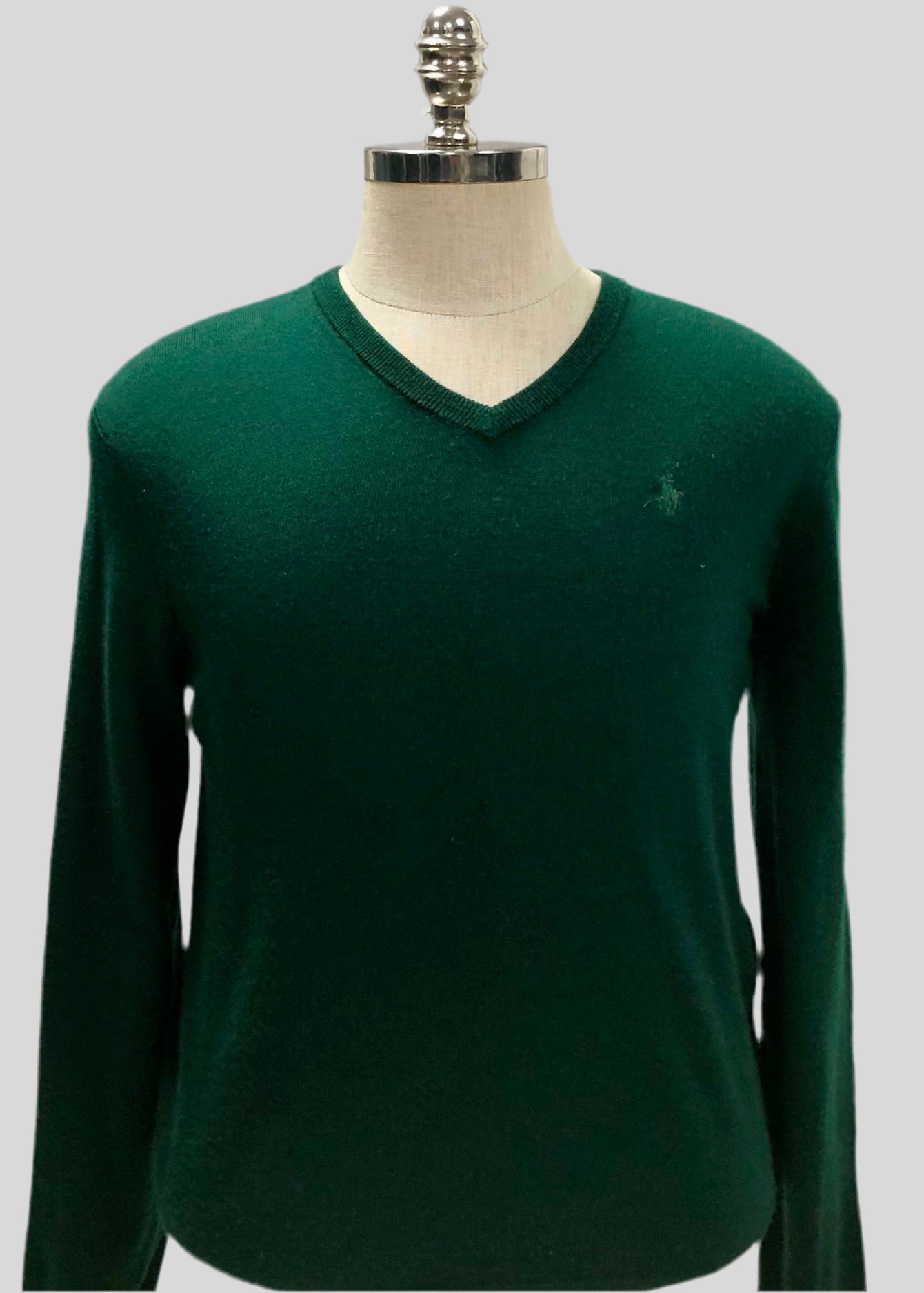 Sueter Jersey con cuello V Polo Ralph Lauren 🏇🏼 color verde Talla S