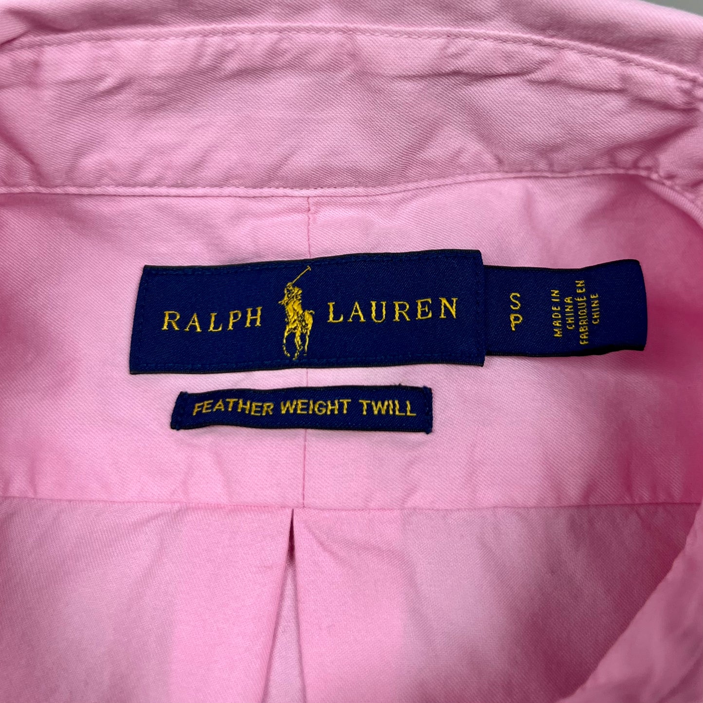 Camisa de botones Polo Ralph Lauren 🏇🏼 en color rosado Talla S Entalle Regular