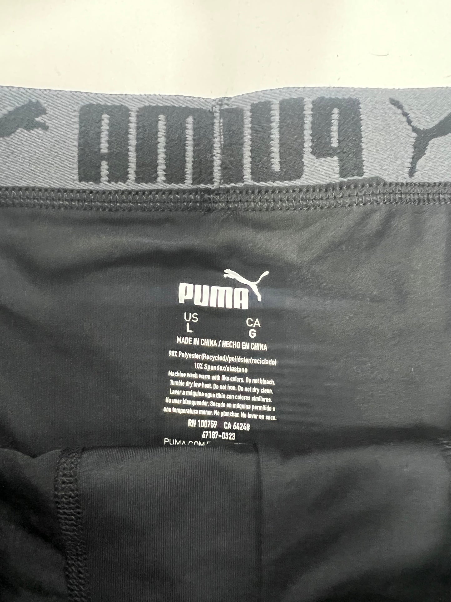 Boxers Briefs Puma 🐆 Tela Performance color Negro Talla L