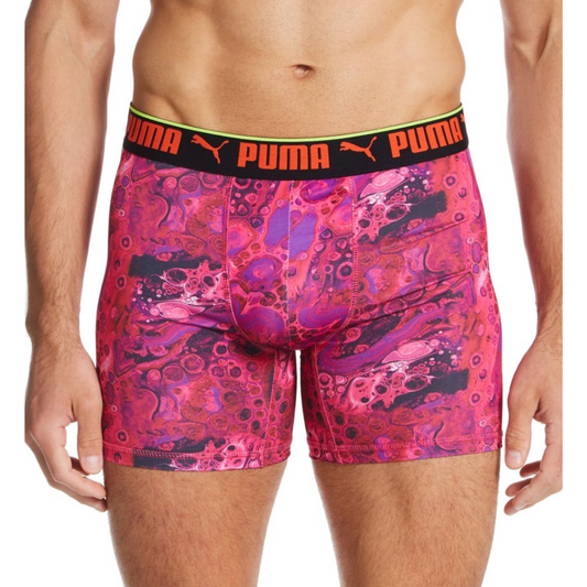 Boxers Briefs Puma 🐆 Tela Performance Diseño color rosado y morado Talla XL