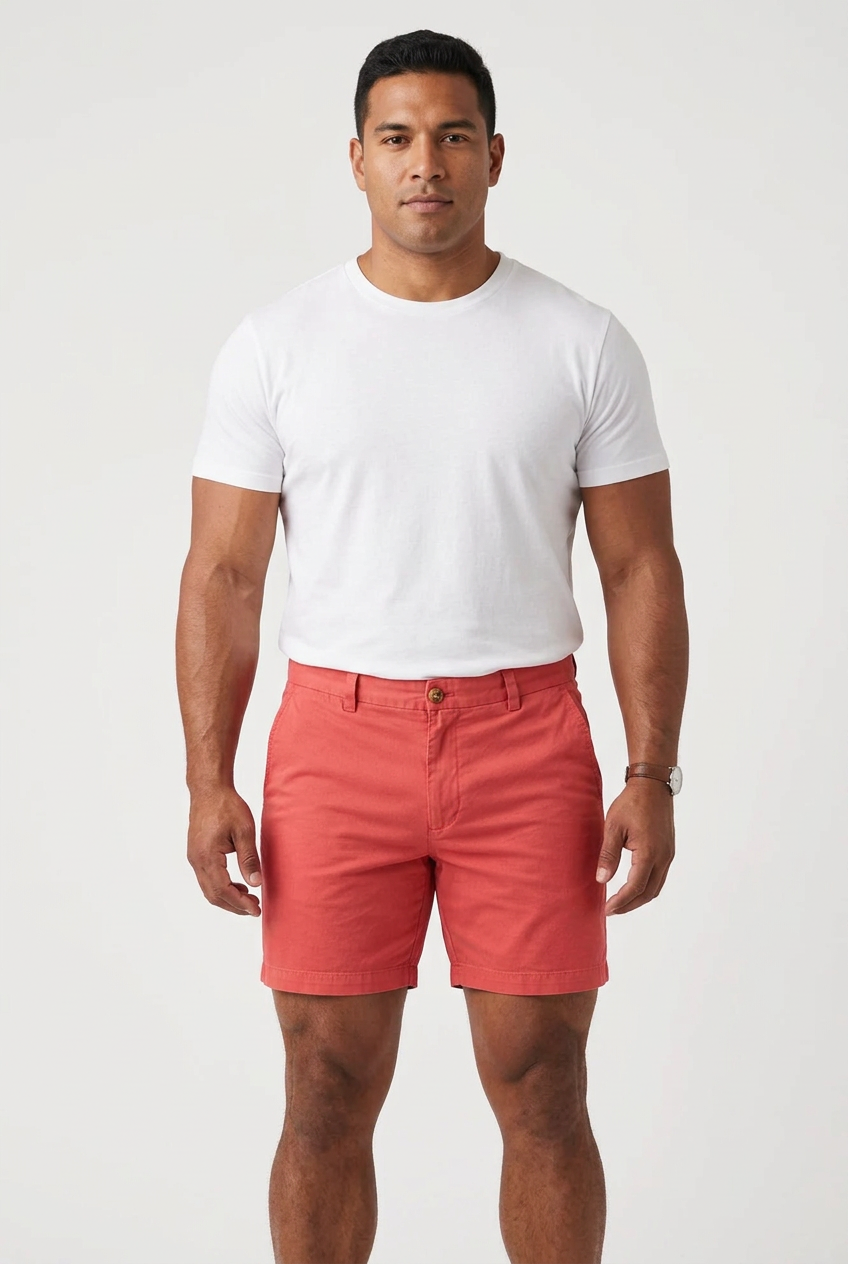 Short Casual Vineyard Vines 🐳 color Rosado magenta talla 32