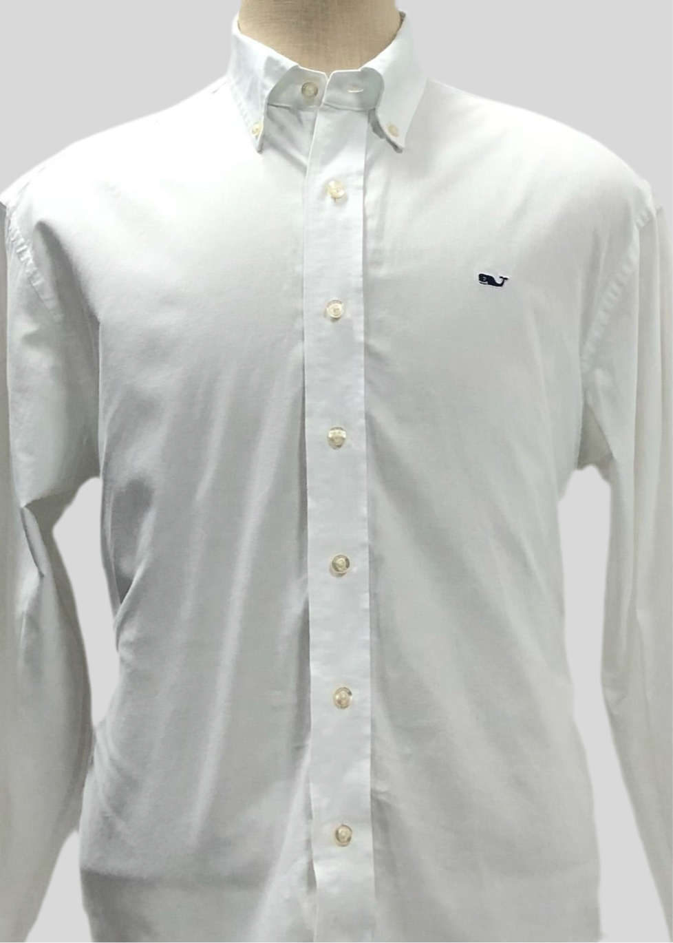 Camisa de botones Vineyard Vines 🐳  Color blanco Talla L Entalle Regular