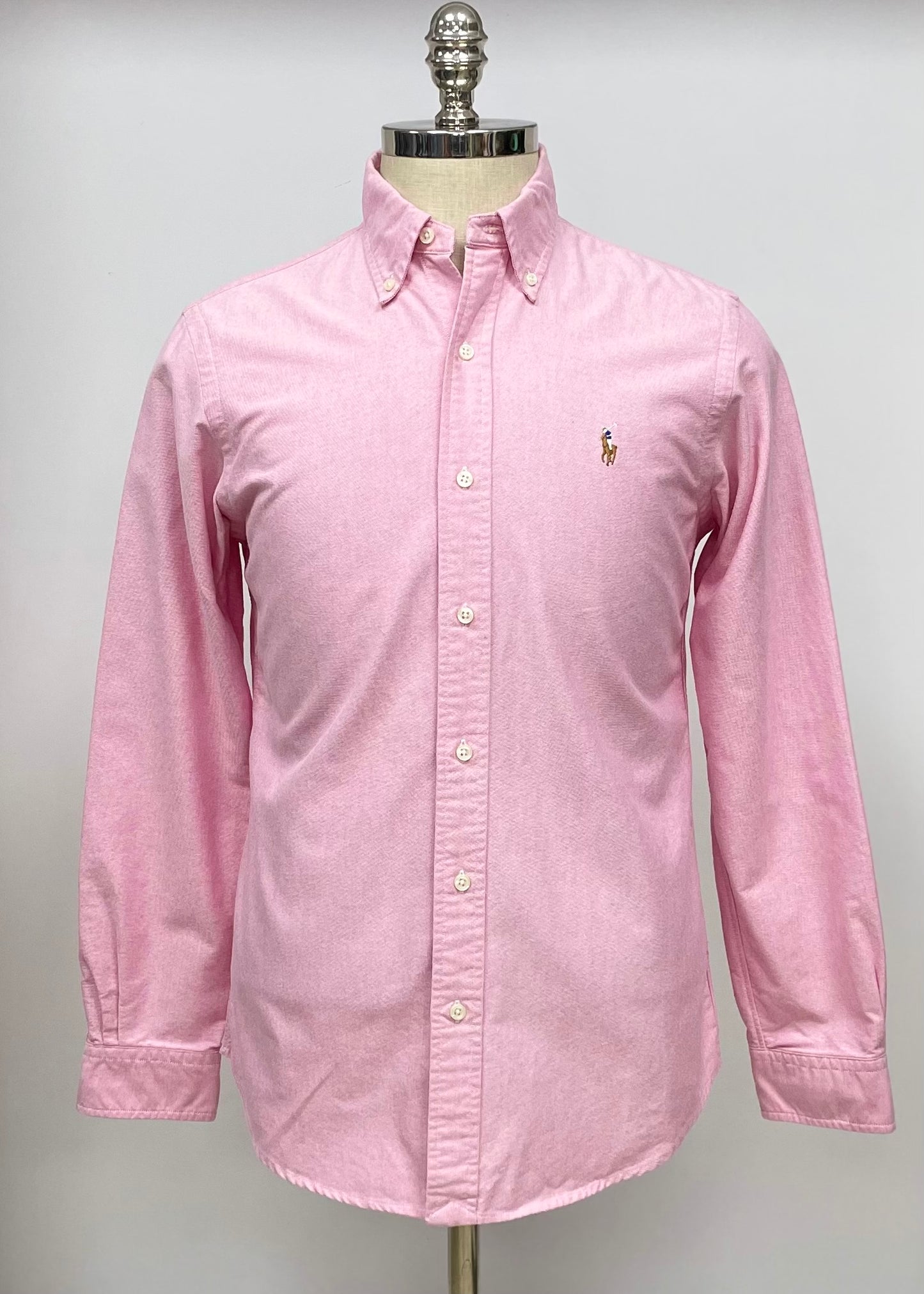 Camisa de botones Polo Ralph Lauren 🏇🏼 Oxford en color rosado Talla S Regular