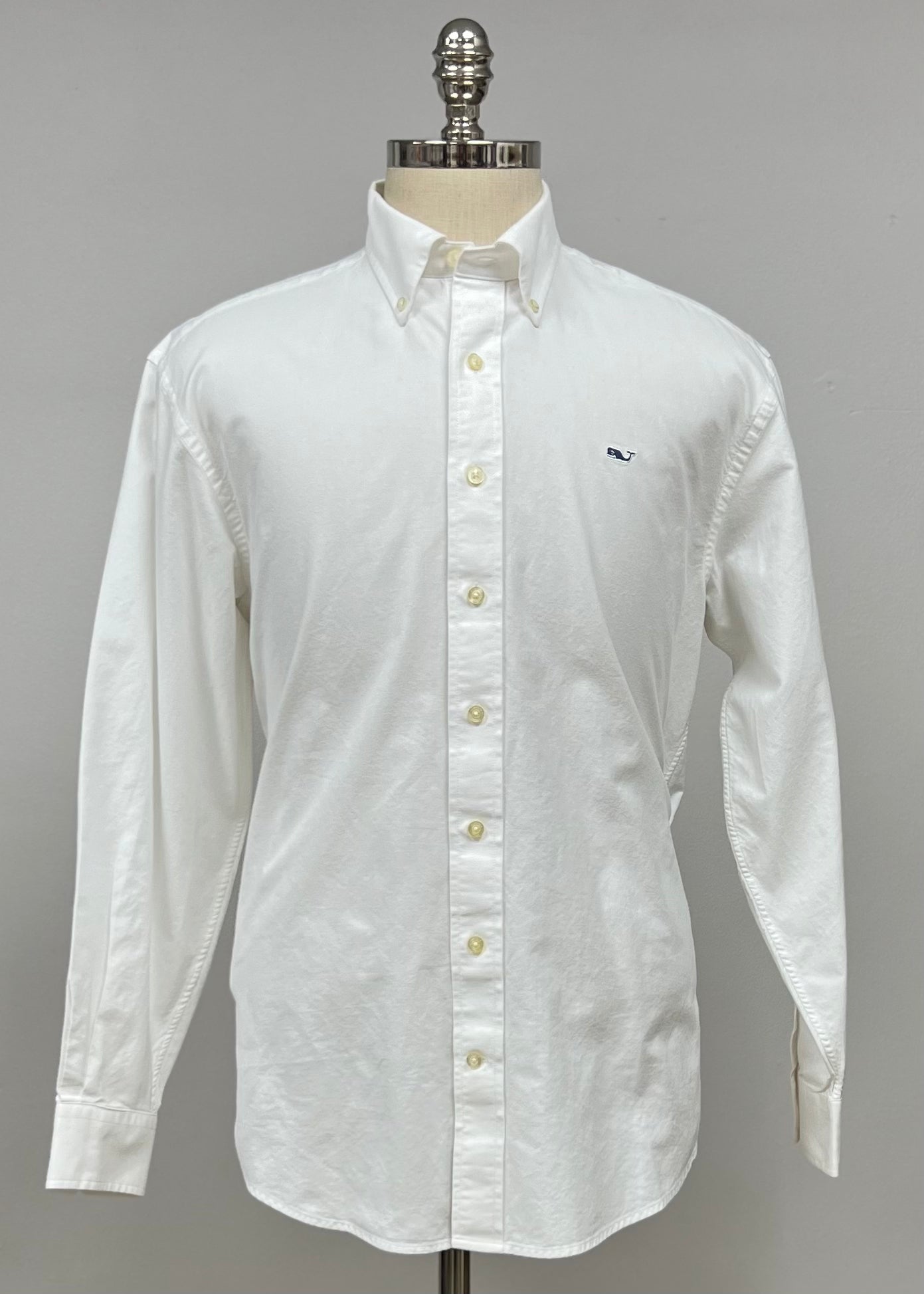 Camisa de botones Vineyard Vines 🐳 Oxford Color blanco Talla M Entalle Regular