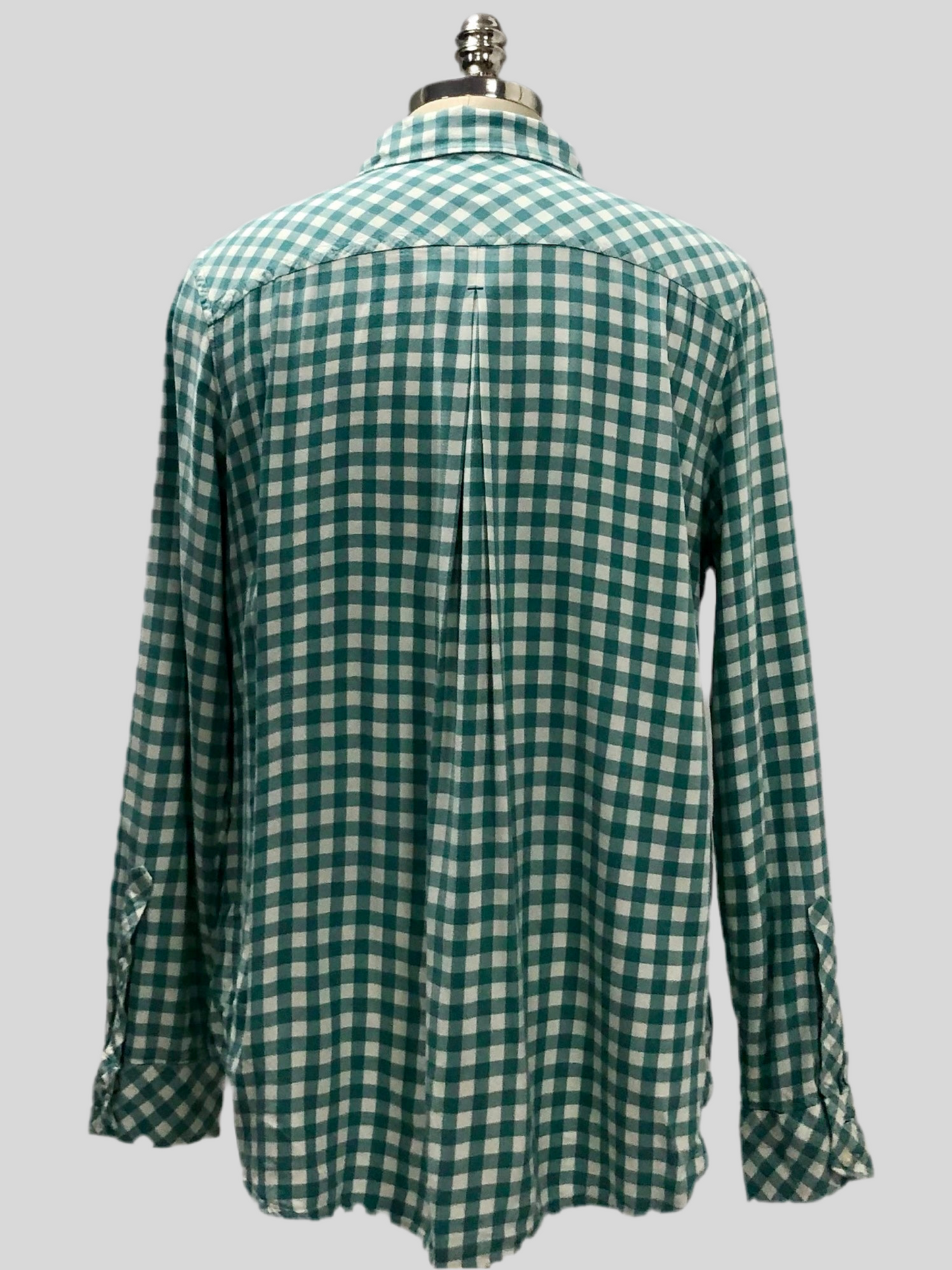 Camisa de mujer Vineyard Vines 🐳 con patrón de cuadros en rosado y blanco Talla XXL (18) Entalle Regular
