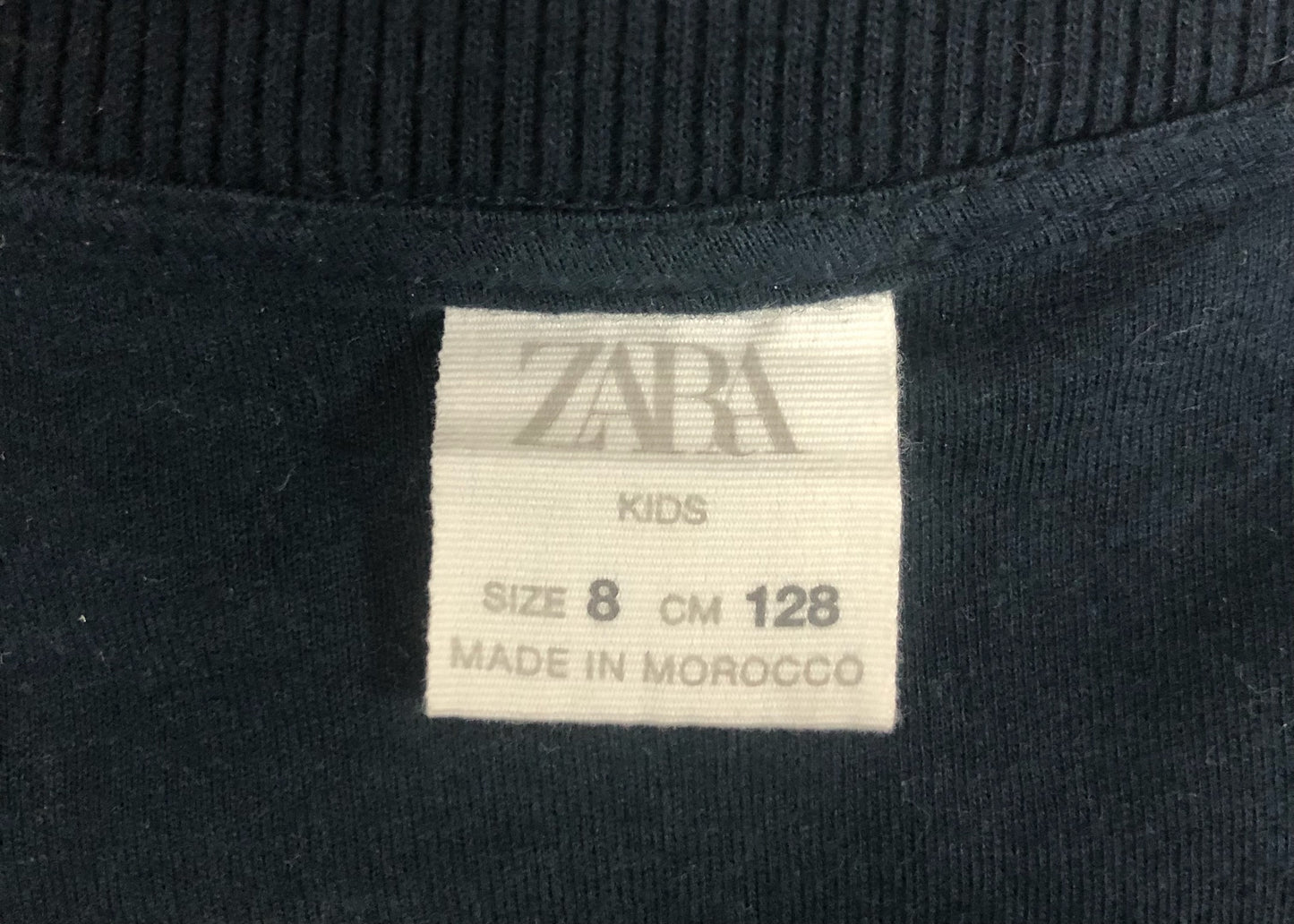 Jacket de niña Zara 🇪🇸 De terciopelo color negro Talla M (8) Entalle Regular