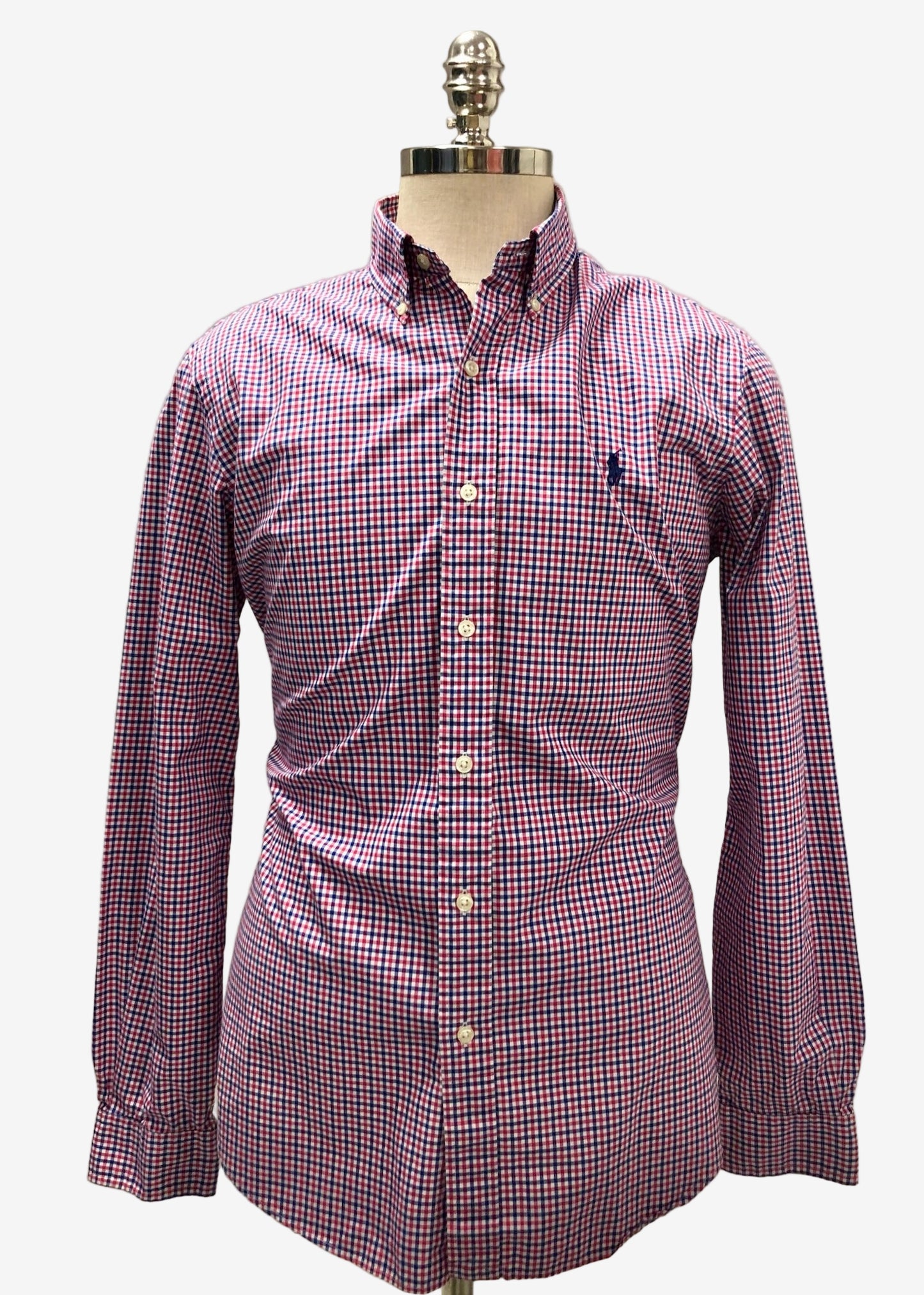Camisa de botones Polo Ralph Lauren 🏇🏼 de cuadros rojo, azul y blanco Talla M Entalle Regular