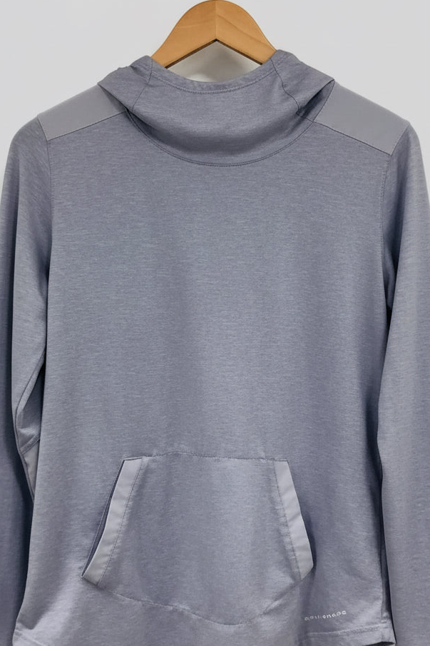 Sueter Jersey Columbia ⛰️ con capucha en color gris claro Talla M