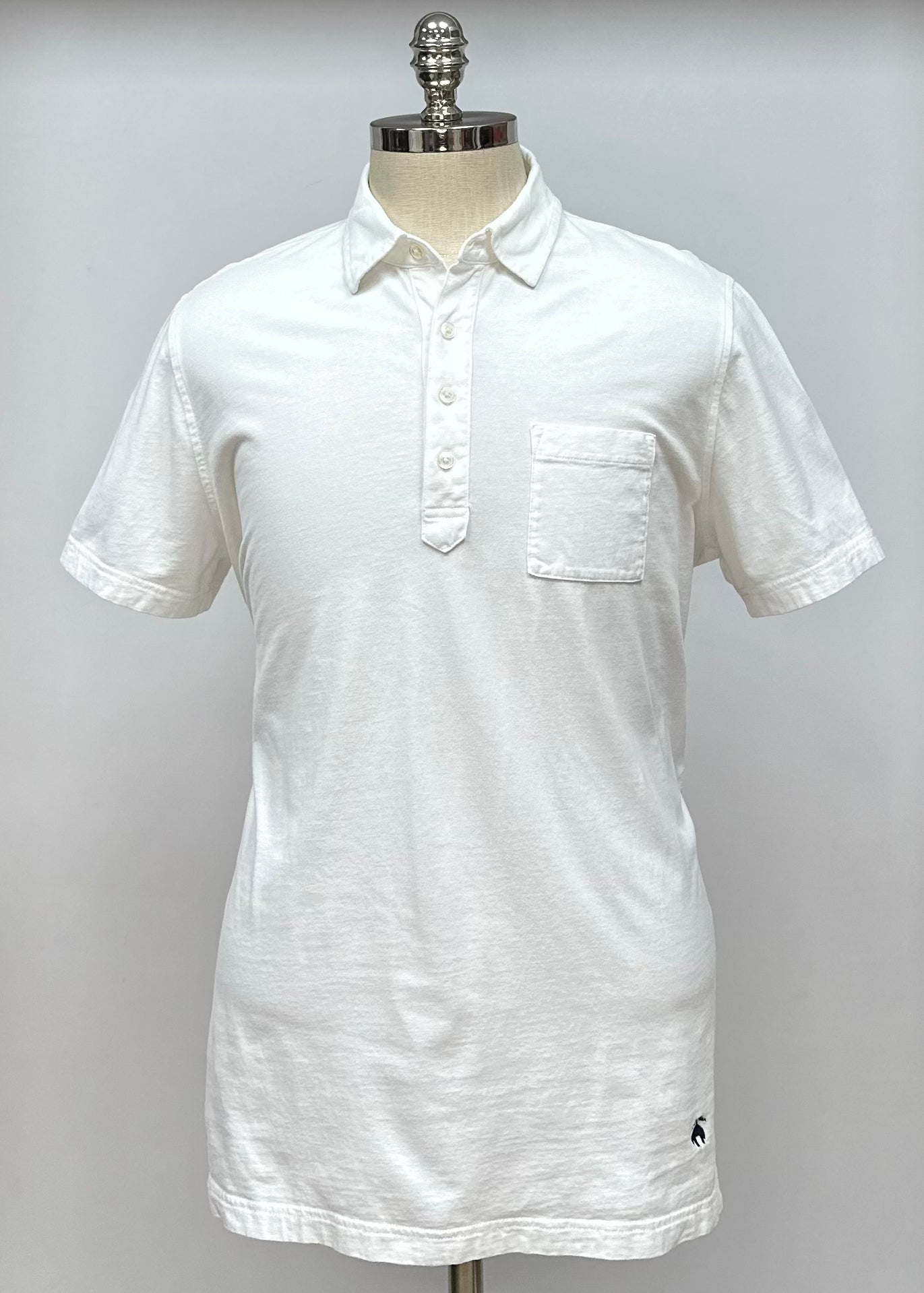 Camiseta Polo Brooks Brothers 🐑 color blanco Talla XL Entalle Slim Fit