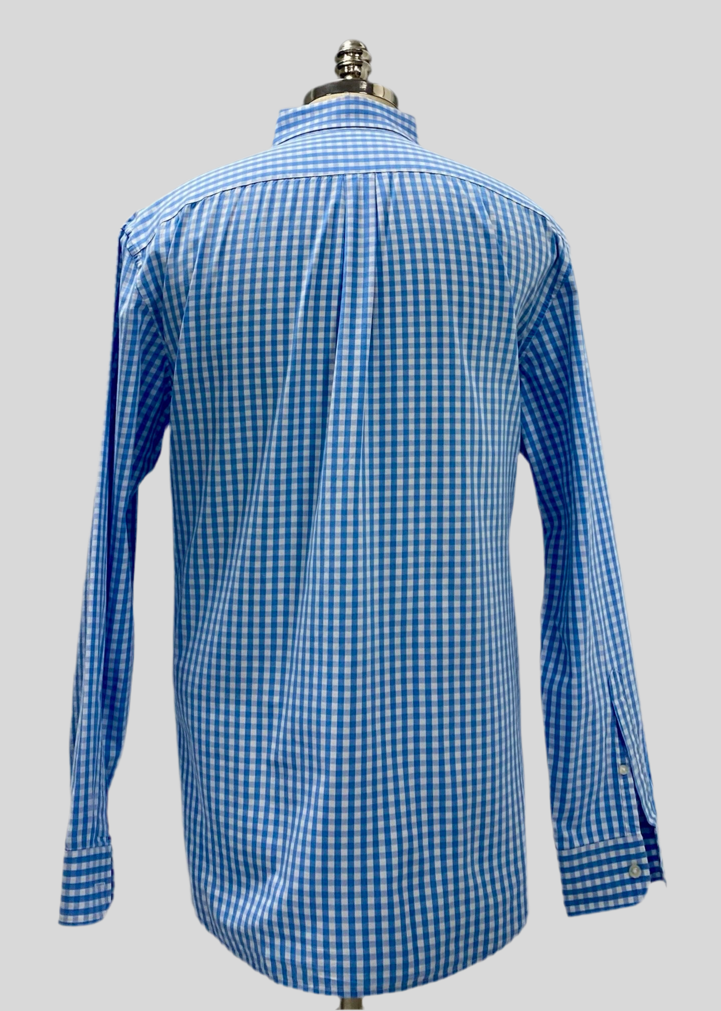 Camisa de botones Vineyard Vines 🐳 de cuadros gingham en color celeste y blanco Talla XL Entalle Regular