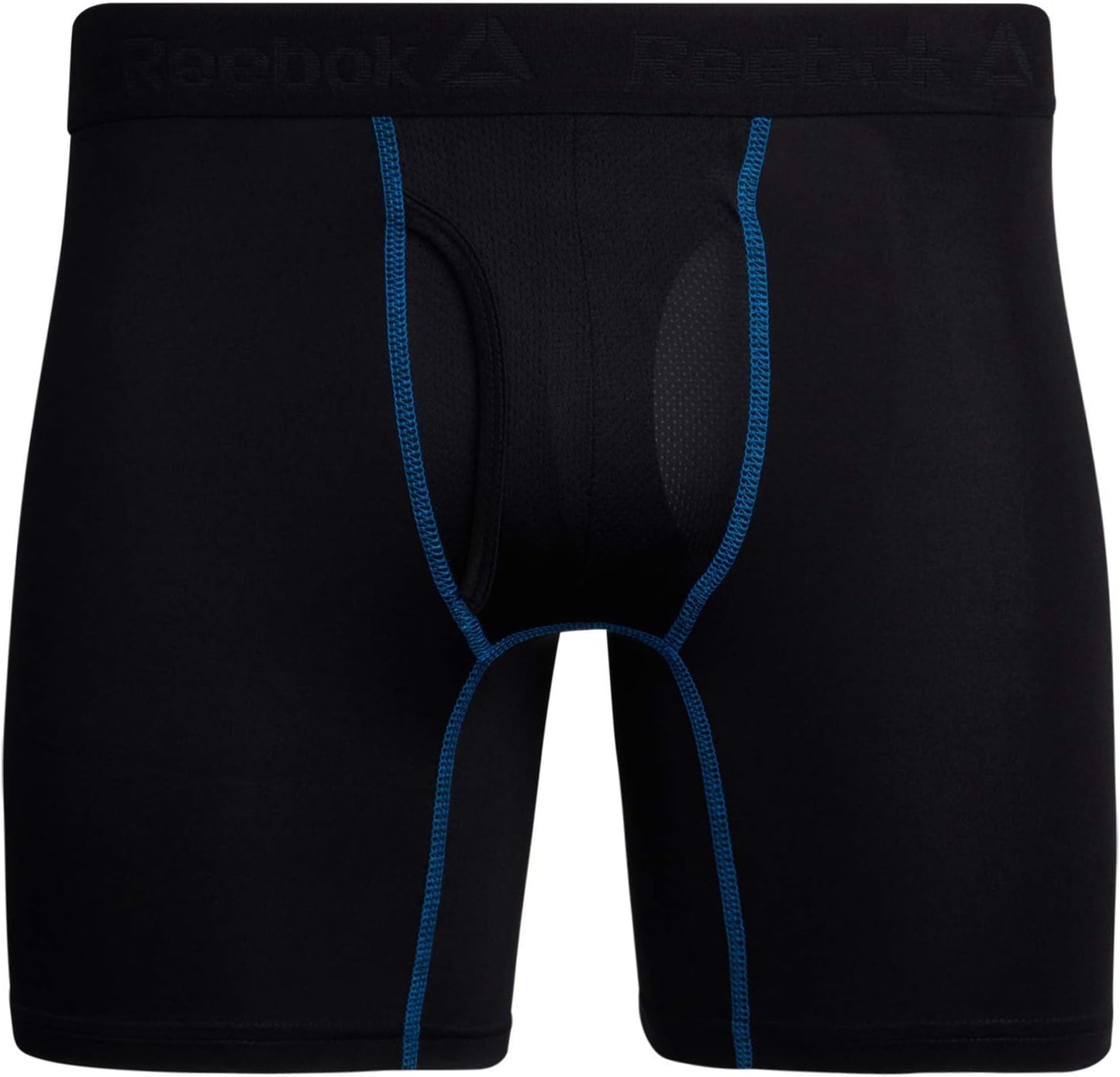 Combo de 3 Boxers Briefs Reebok Tela Performance en color negro Talla M