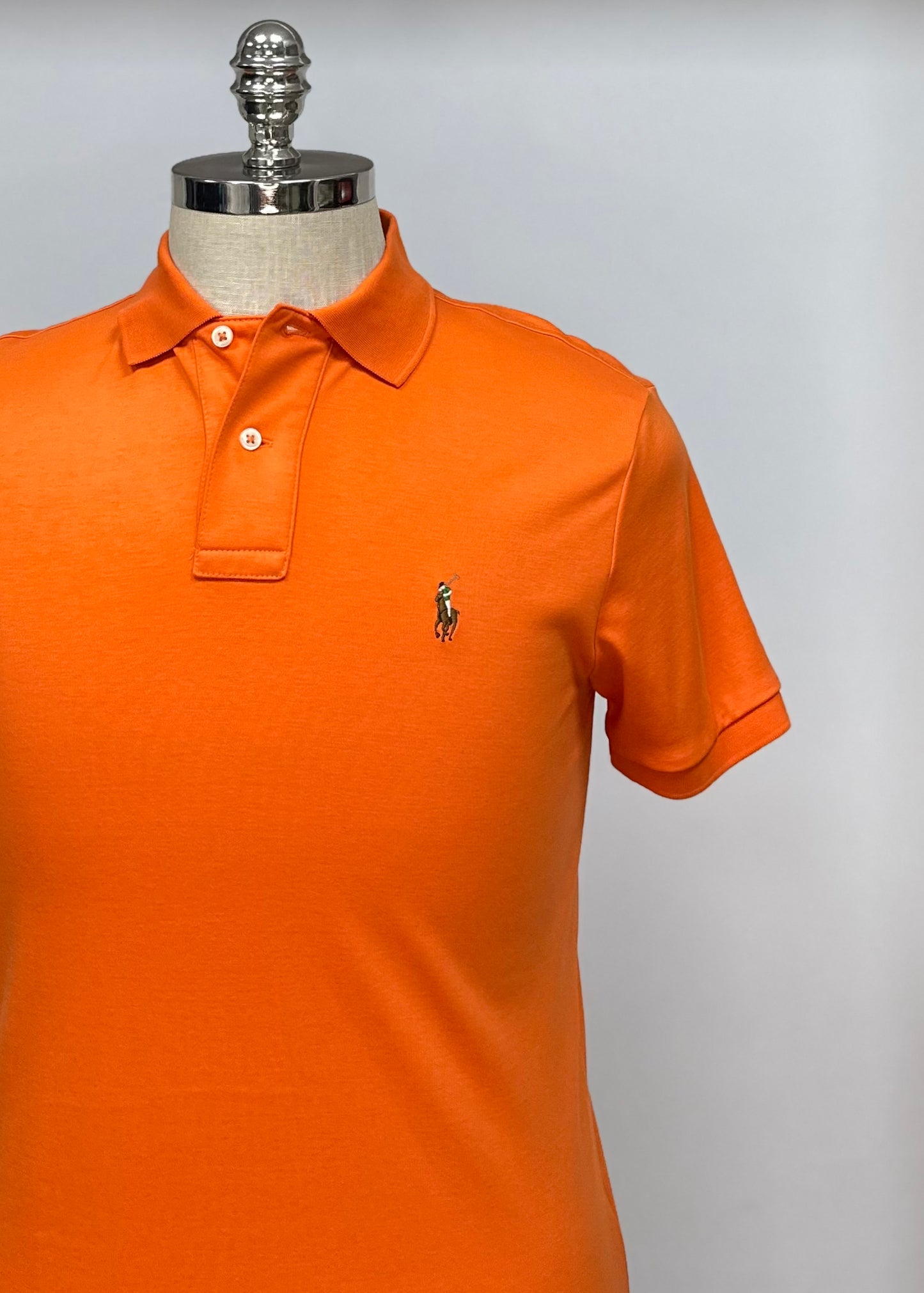 Camiseta Polo Ralph Lauren 🏇🏼color naranja intenso Talla S Entalle Regular