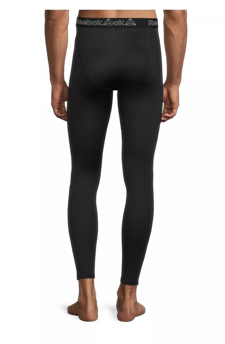 Pantalon Deportivo de compresión Reebok 🔺 Malla Baselayer Tela performance Color negro talla XXL