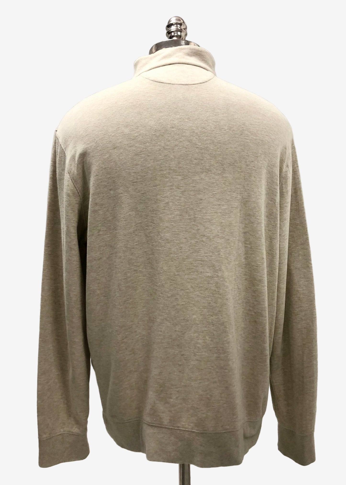 Sueter Jersey Polo Ralph Lauren 🏇🏼 color crema con logo en chocolate Talla L