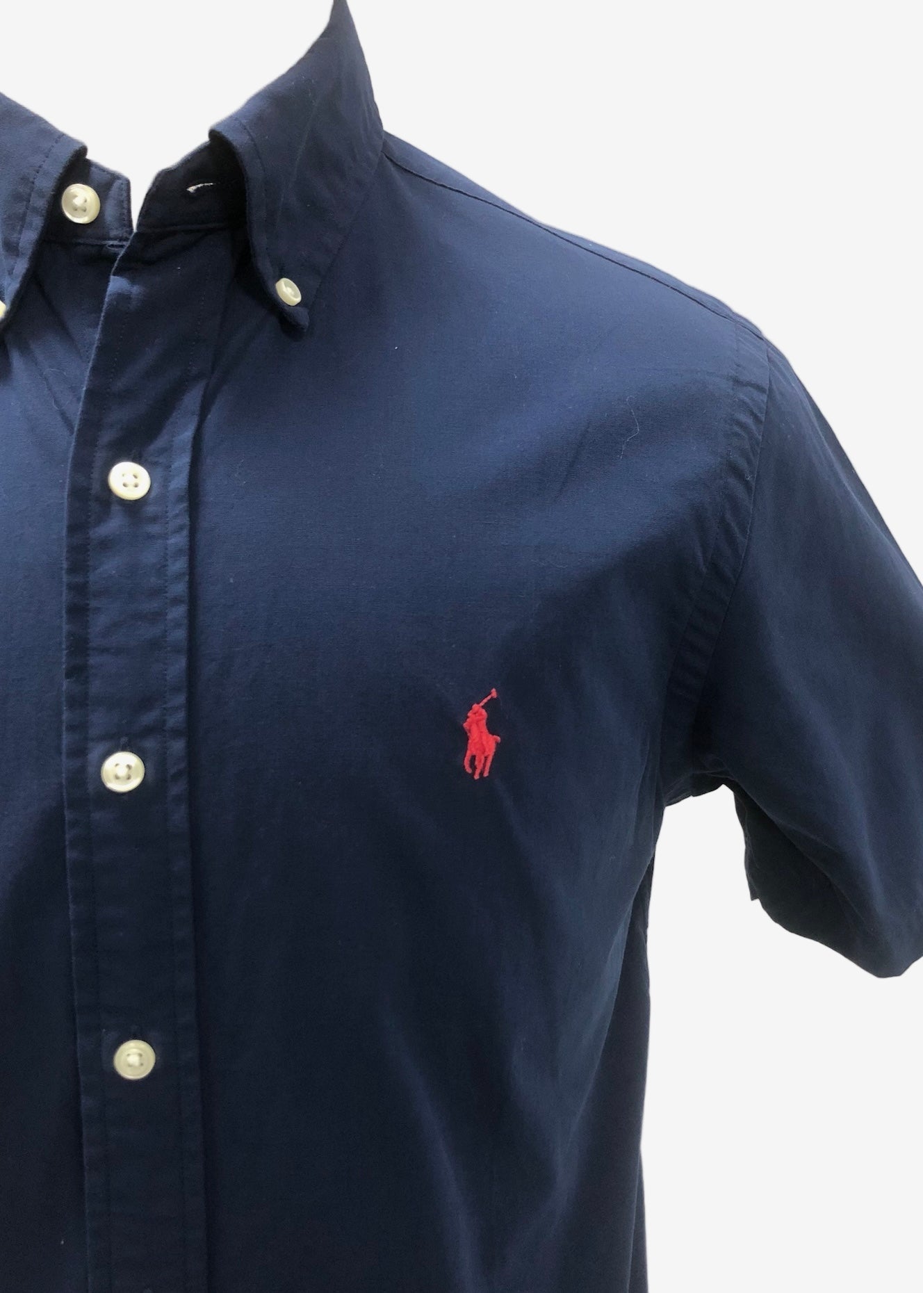 Camisa de botones Polo Ralph Lauren 🏇🏼 en color azul navy Talla M Entalle Custom