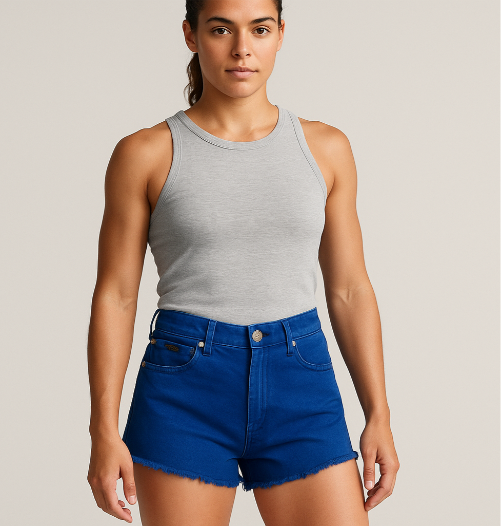 Short de mujer Polo Ralph Lauren 🏇🏼 Jeans en color azul con logo en blanco Talla S