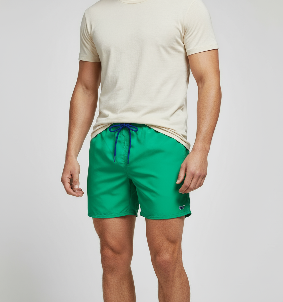 Shorts de baño en color verde aqua Vineyard Vines 🐳 talla S