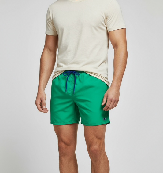 Shorts de baño en color verde aqua Vineyard Vines 🐳 talla S