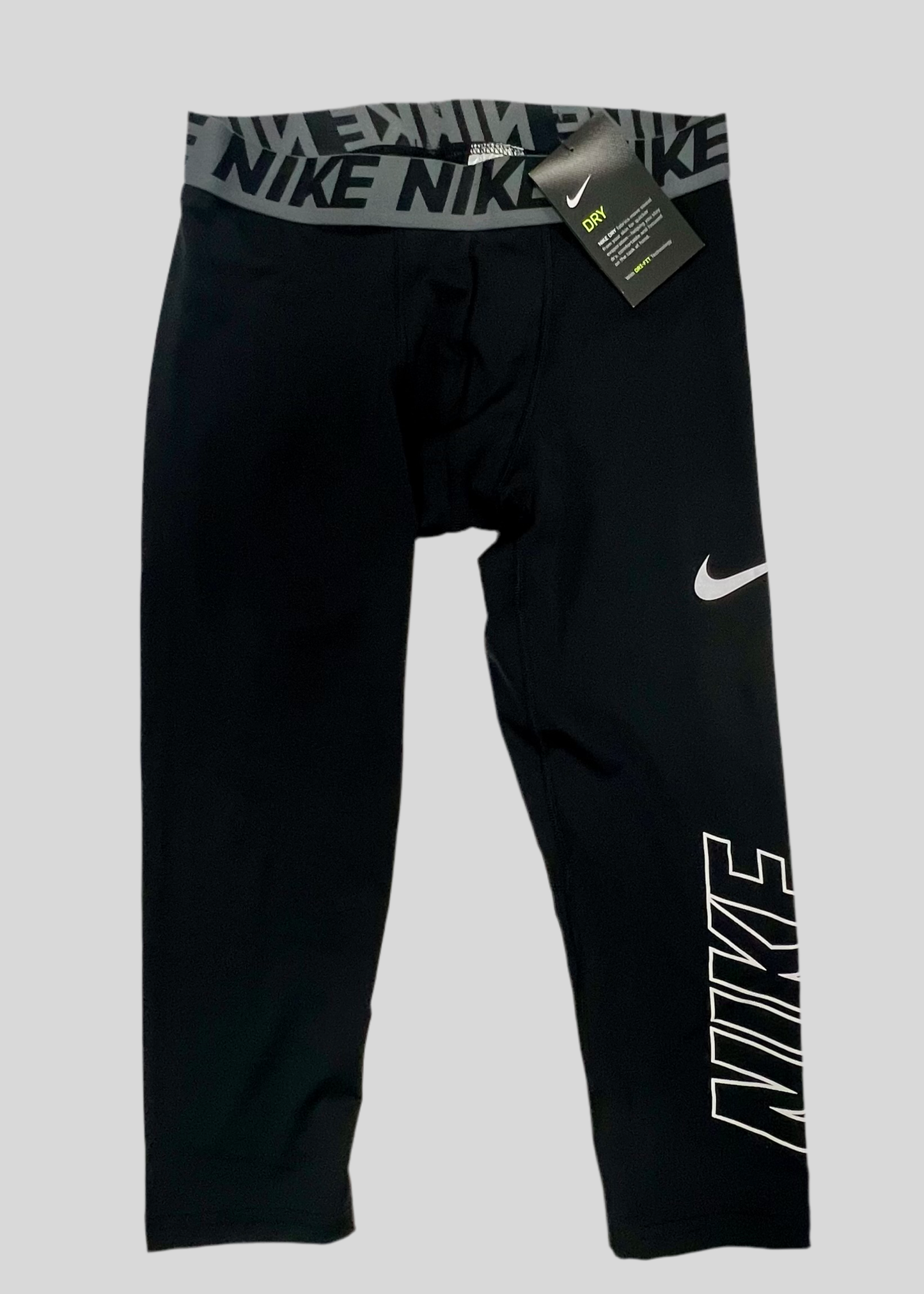 Mallas de entrenamiento Nike ✔️ Pro Dri-FIT para niño en Color negro Talla XL