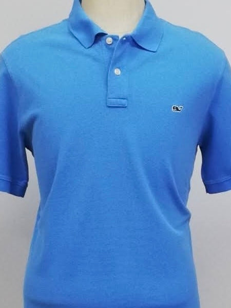 Camiseta Polo Vineyard Vines 🐳 color celeste Talla M Entalle Clásico