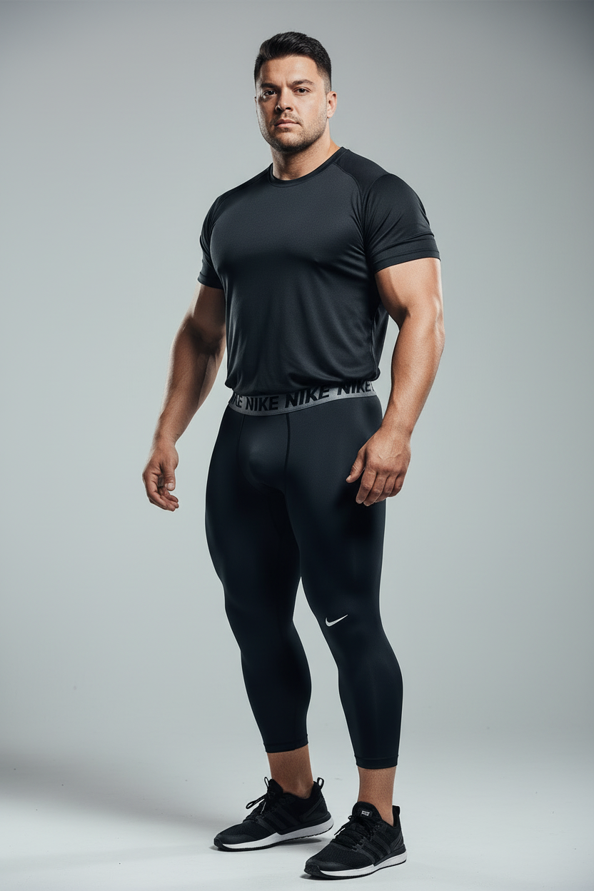 Mallas de entrenamiento Nike ✔️ Pro Dri-FIT 3-4 para hombre en Color Negro Talla M
