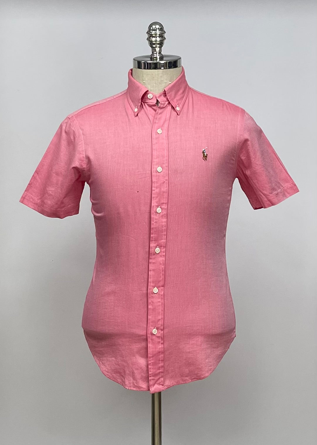 Camisa de botones Polo Ralph Lauren 🏇🏼  en color salmon Talla S Entalle Slim Fit