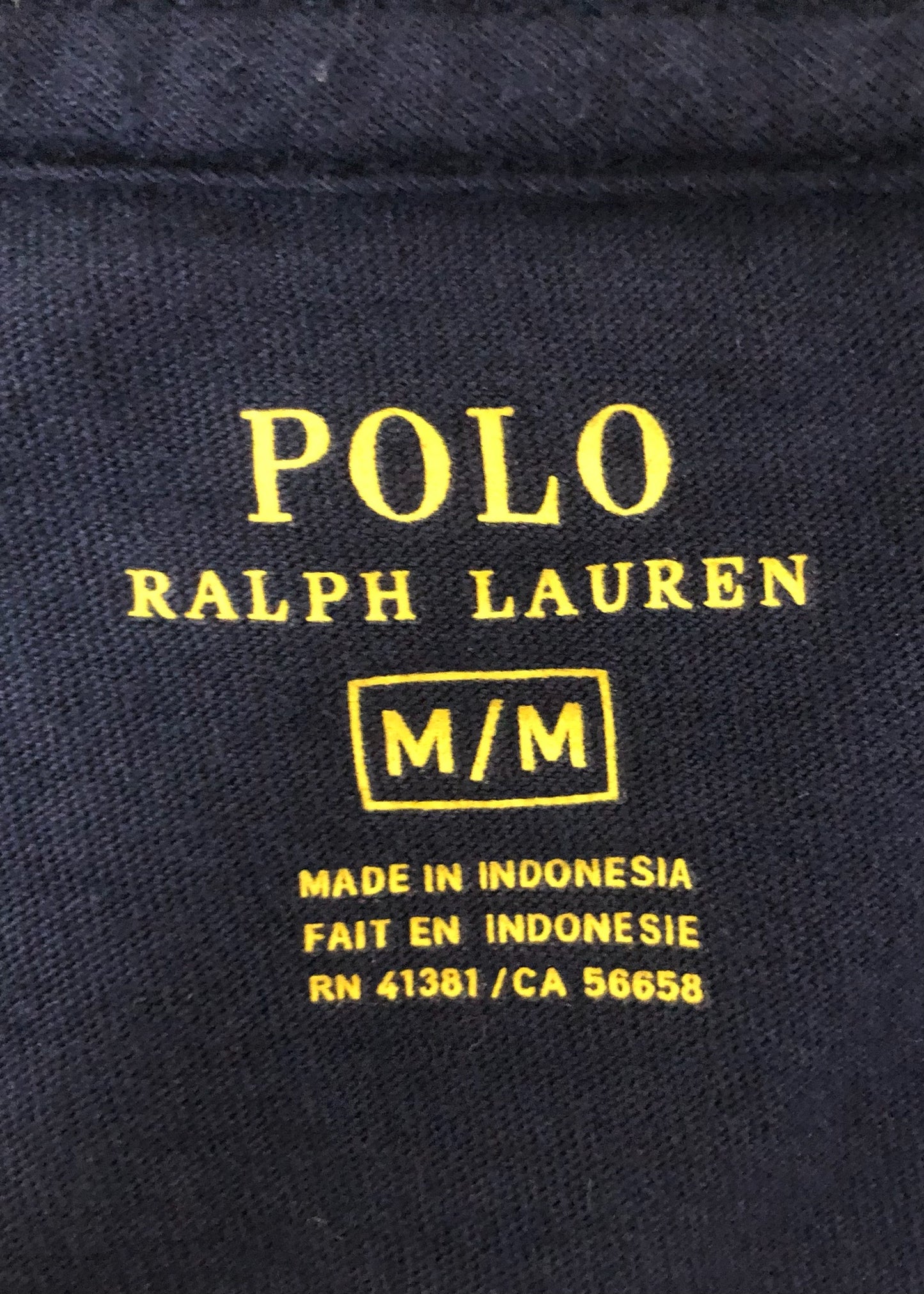 Camiseta cuello redondo Polo Ralph Lauren 🏇🏼 color azul navy Talla M Entalle Regular