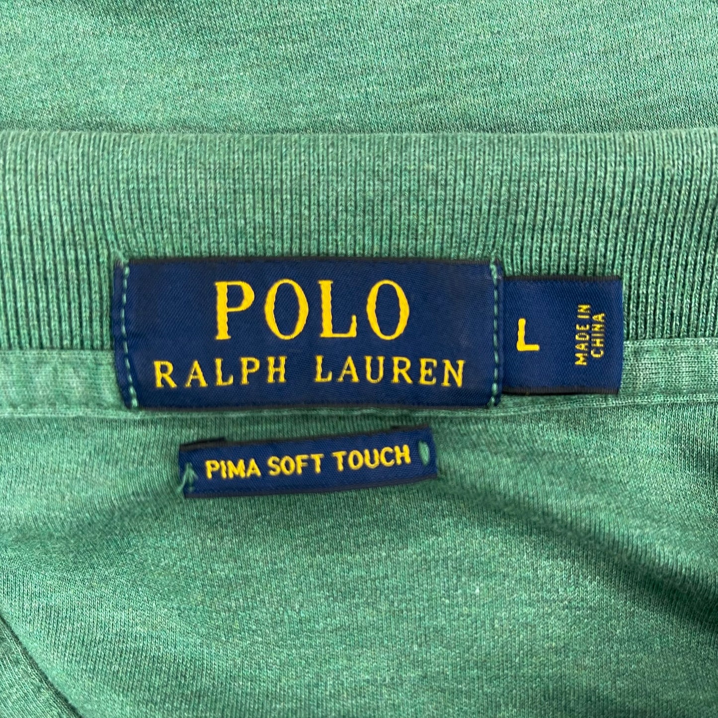 Camiseta Polo Ralph Lauren 🏇🏼 color verde oscuro Talla L Entalle Regular