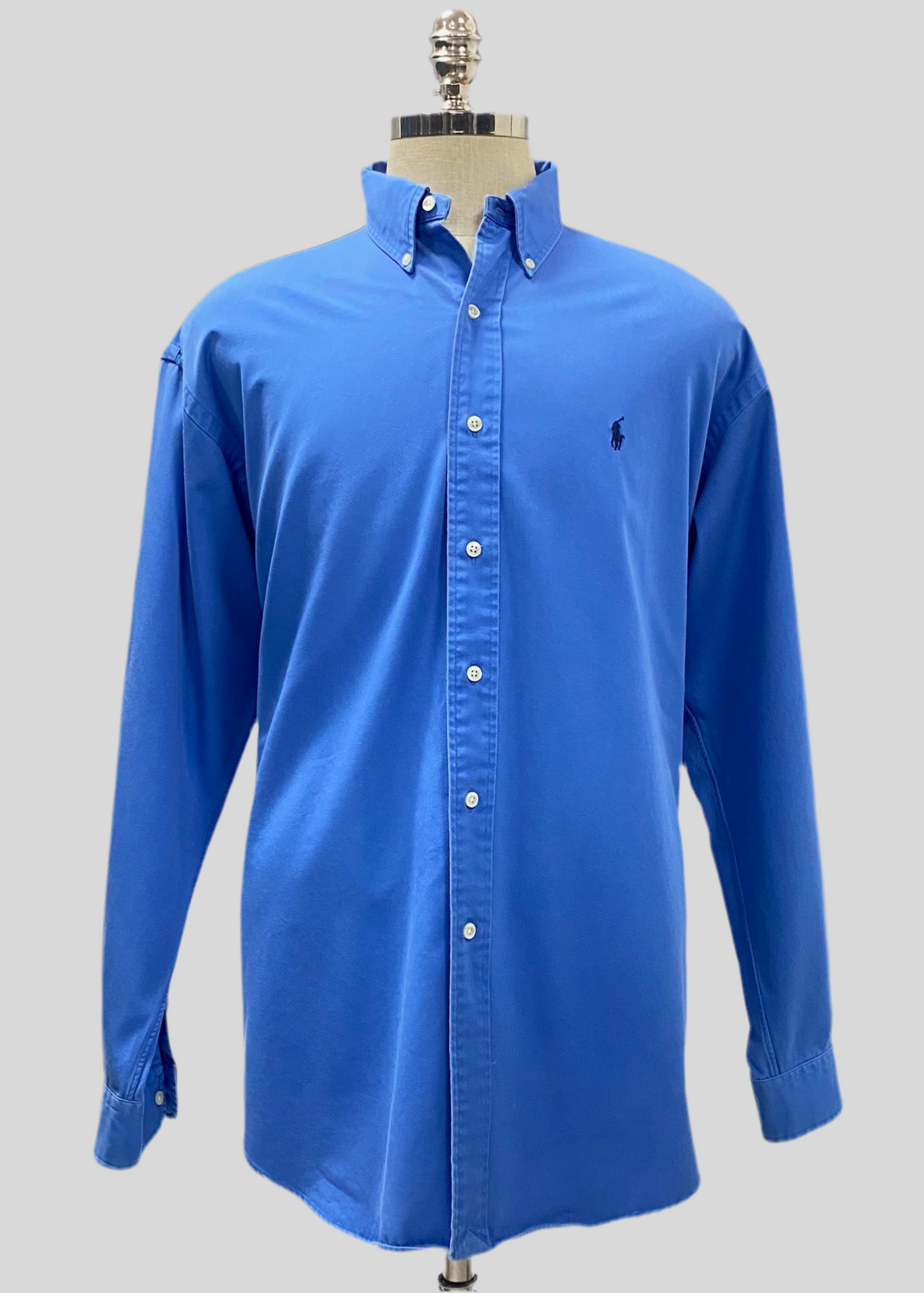 Camisa de botones Polo Ralph Lauren 🏇🏼 en color azul Talla XL Entalle Regular