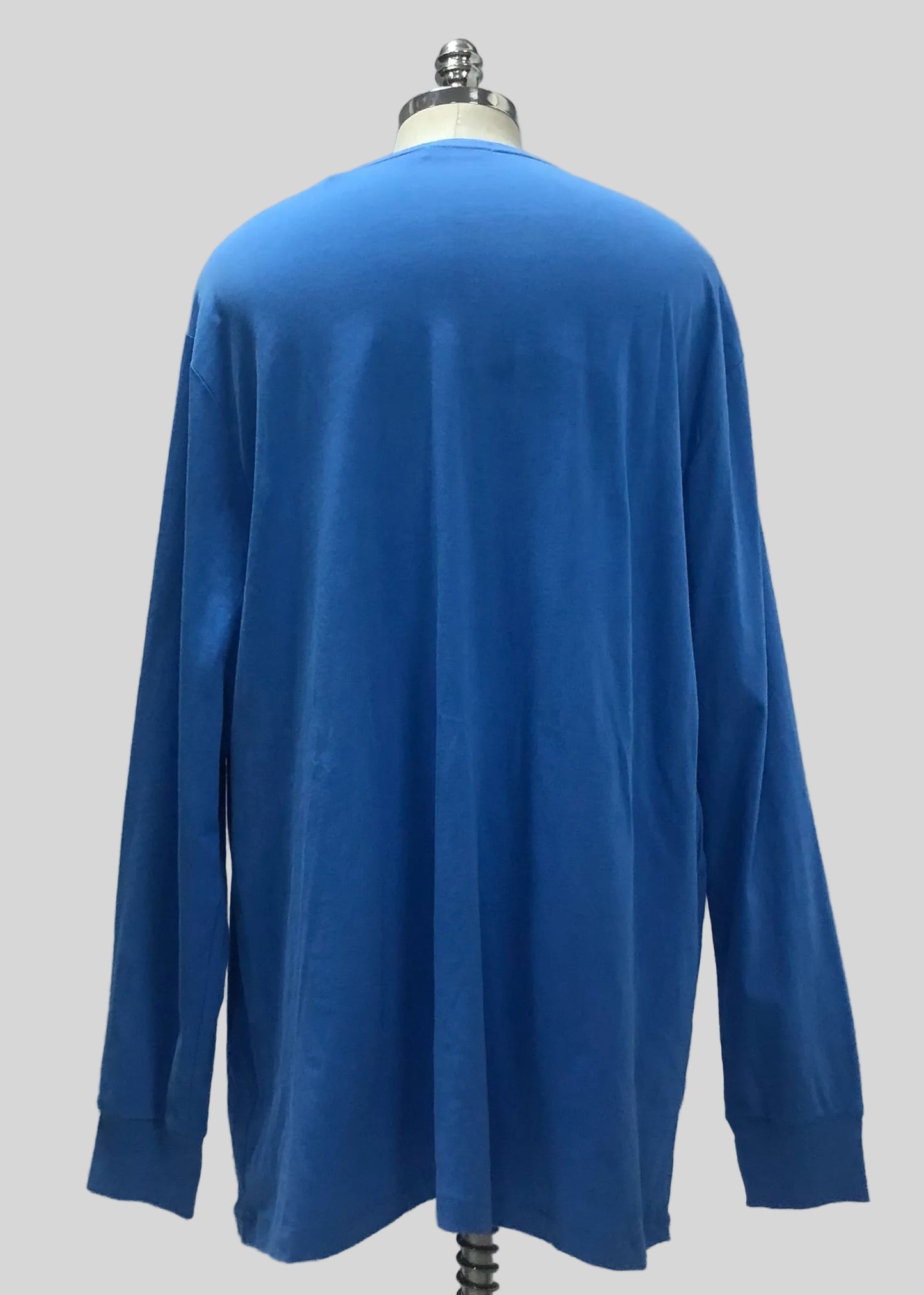Camiseta cuello redondo Polo Ralph Lauren 🏇🏼 color celeste con diseño de polo bear Talla XXL Entalle Clásico