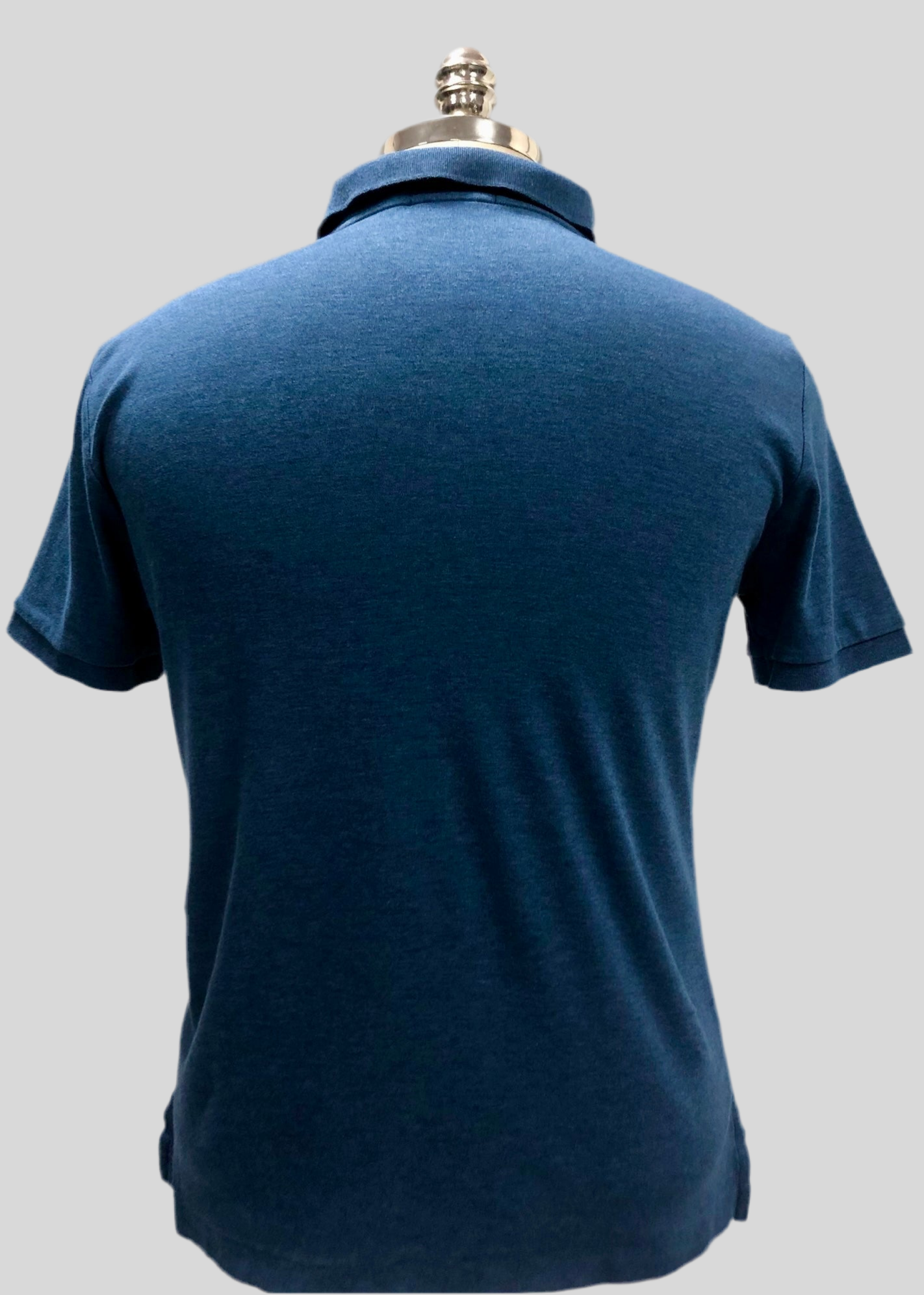 Camiseta Polo Ralph Lauren 🏇🏼 Pima color azul grisáceo Talla S Entalle Clásico