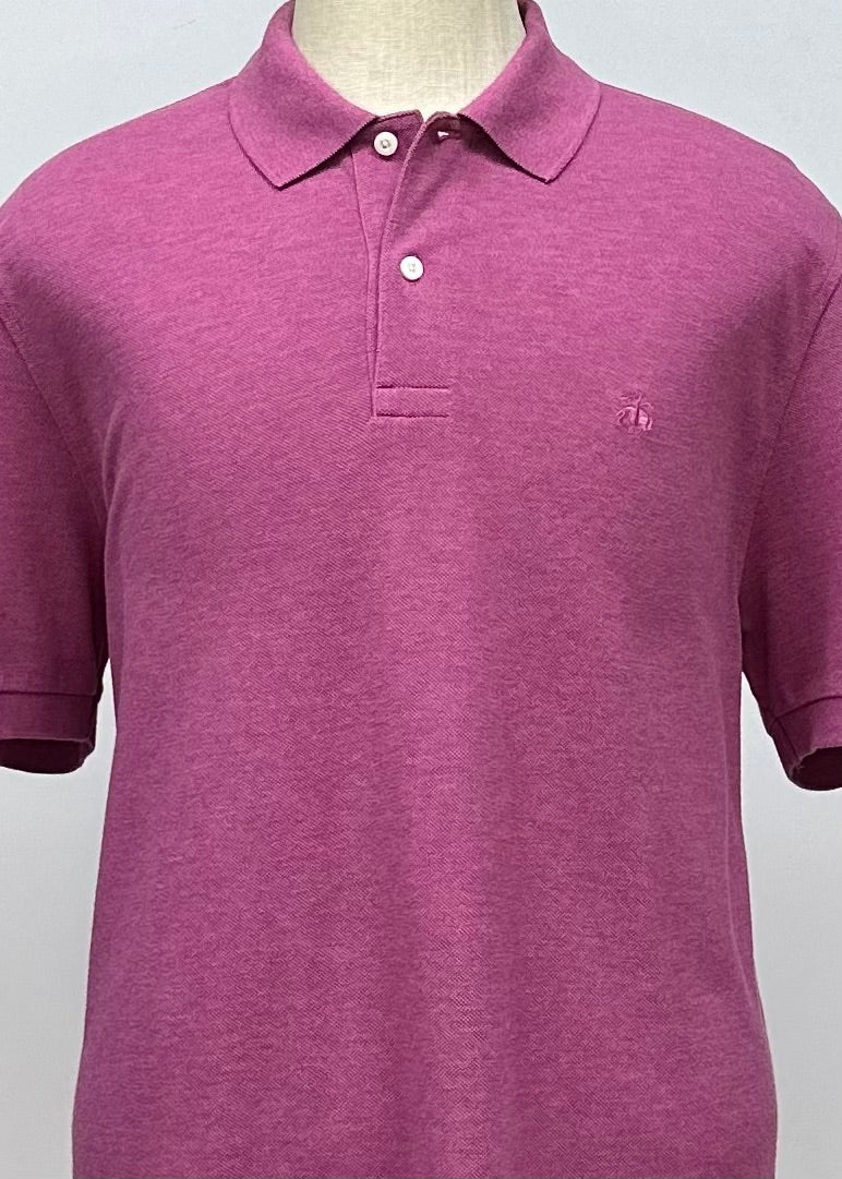 Camiseta Polo Brooks Brothers 🐑 color rosado oscuro Talla XXL Entalle Regular