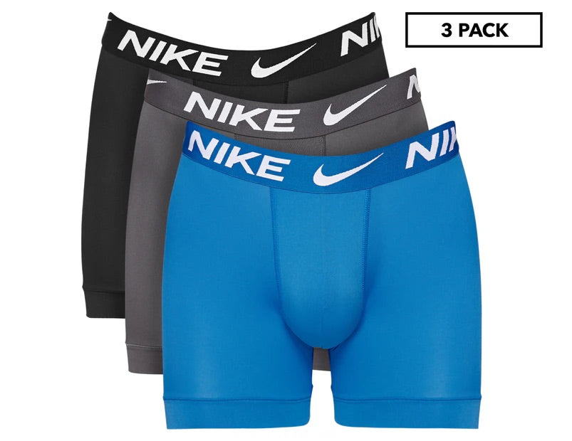 Paquete de 3 Calzoncillos tipo Boxer Nike Essential Micro - Tela dry-fit en Talla S y M