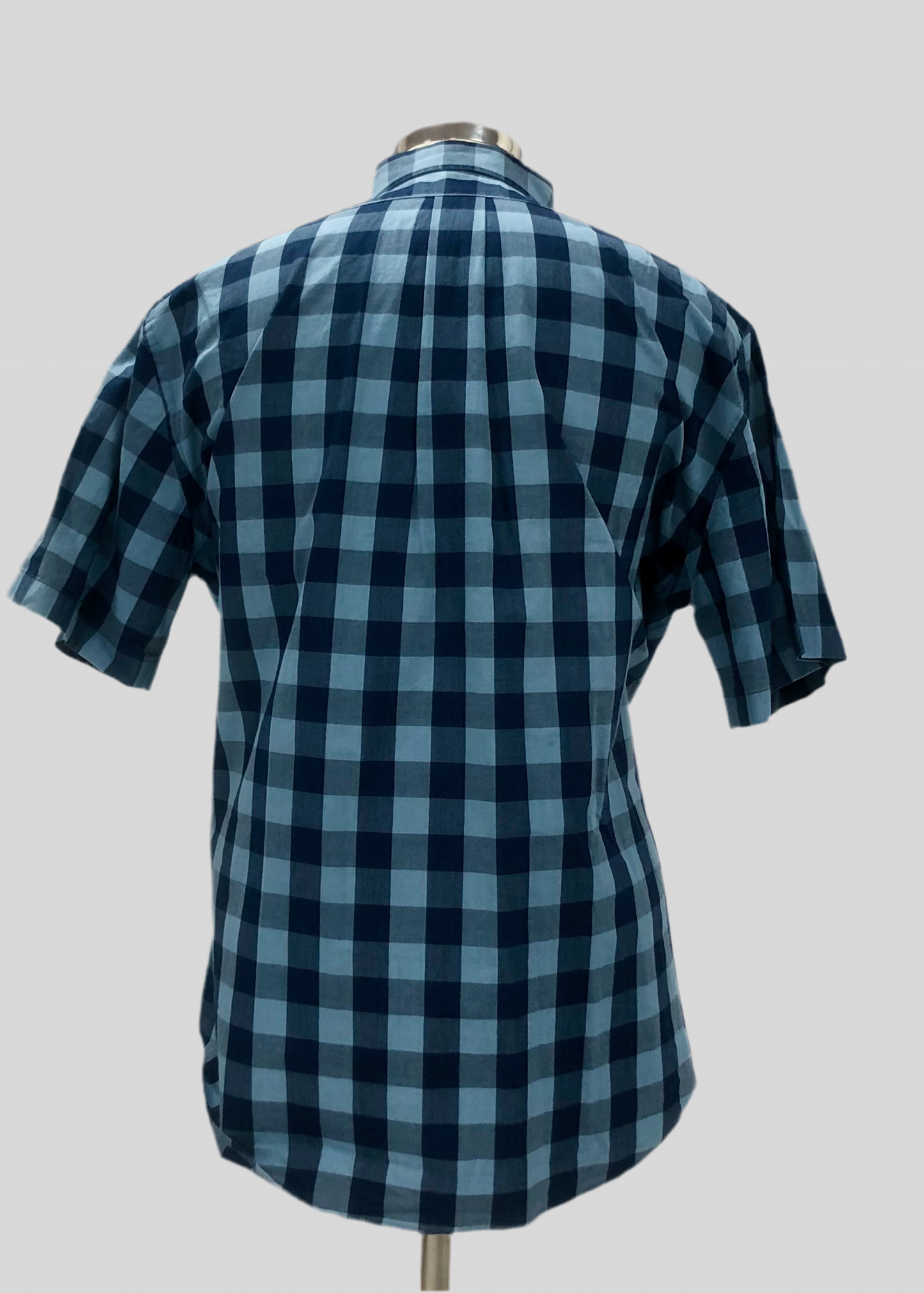 Camisa Vineyard Vines 🐳 con patrón de cuadros en color azul y celeste Talla L Entalle Slim Fit